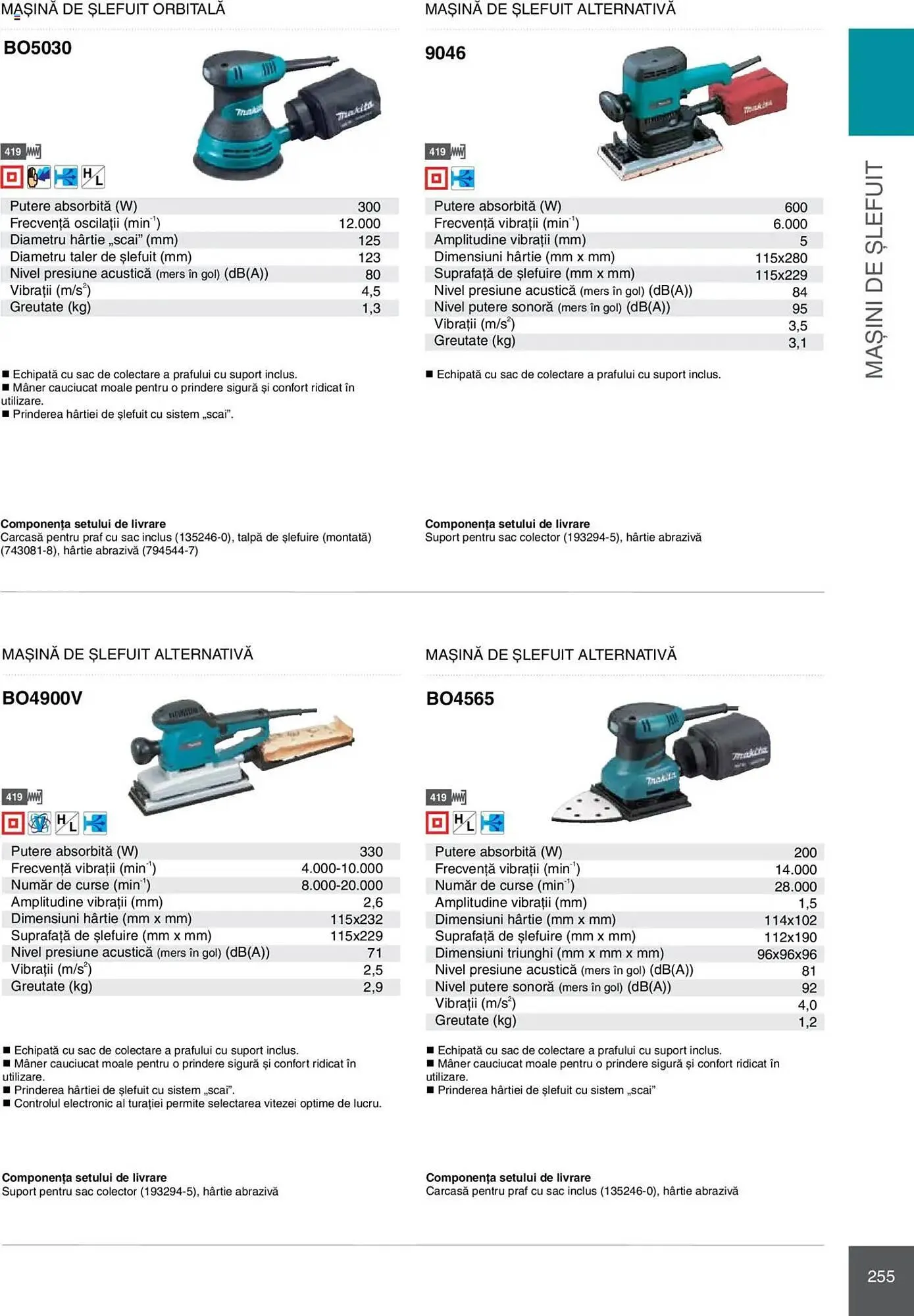 Catalog Catalog Makita de la 8 ianuarie până la 31 decembrie 2025 - Revista Pagina 255