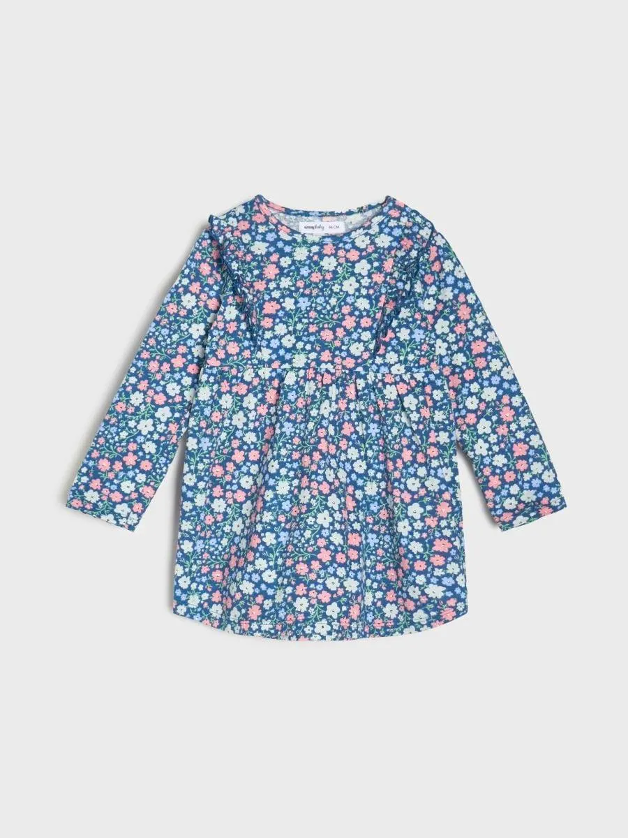 Rochie din bumbac cu model floral