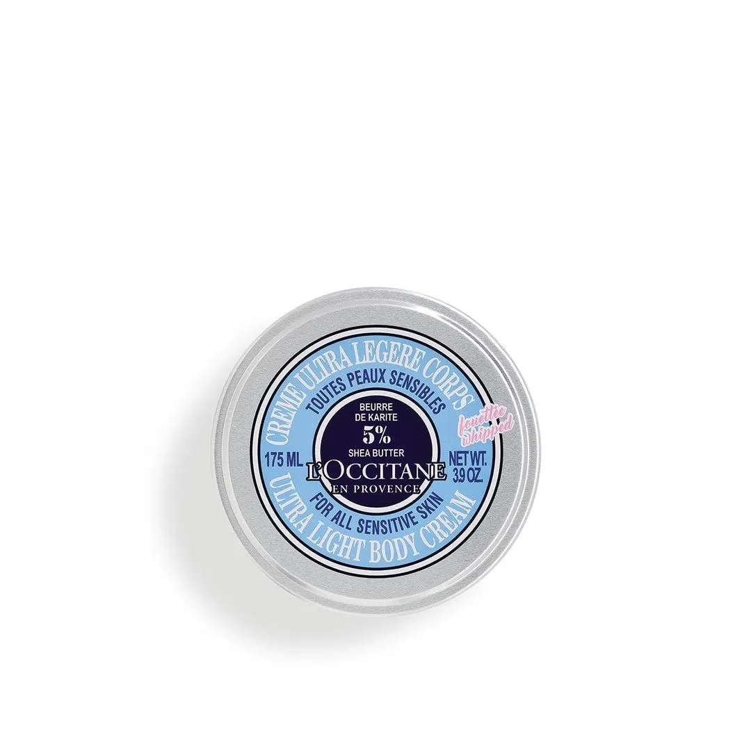 Crema de corp ultra lejera cu extract de unt de shea