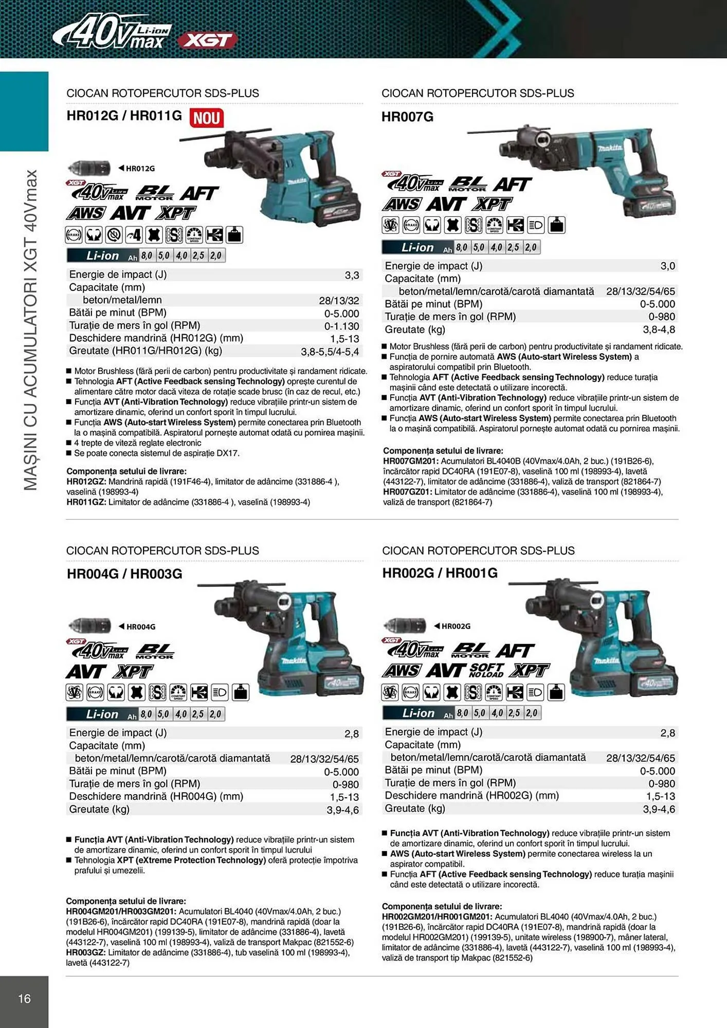 Catalog Catalog Makita de la 28 aprilie până la 31 decembrie 2026 - Revista Pagina 16
