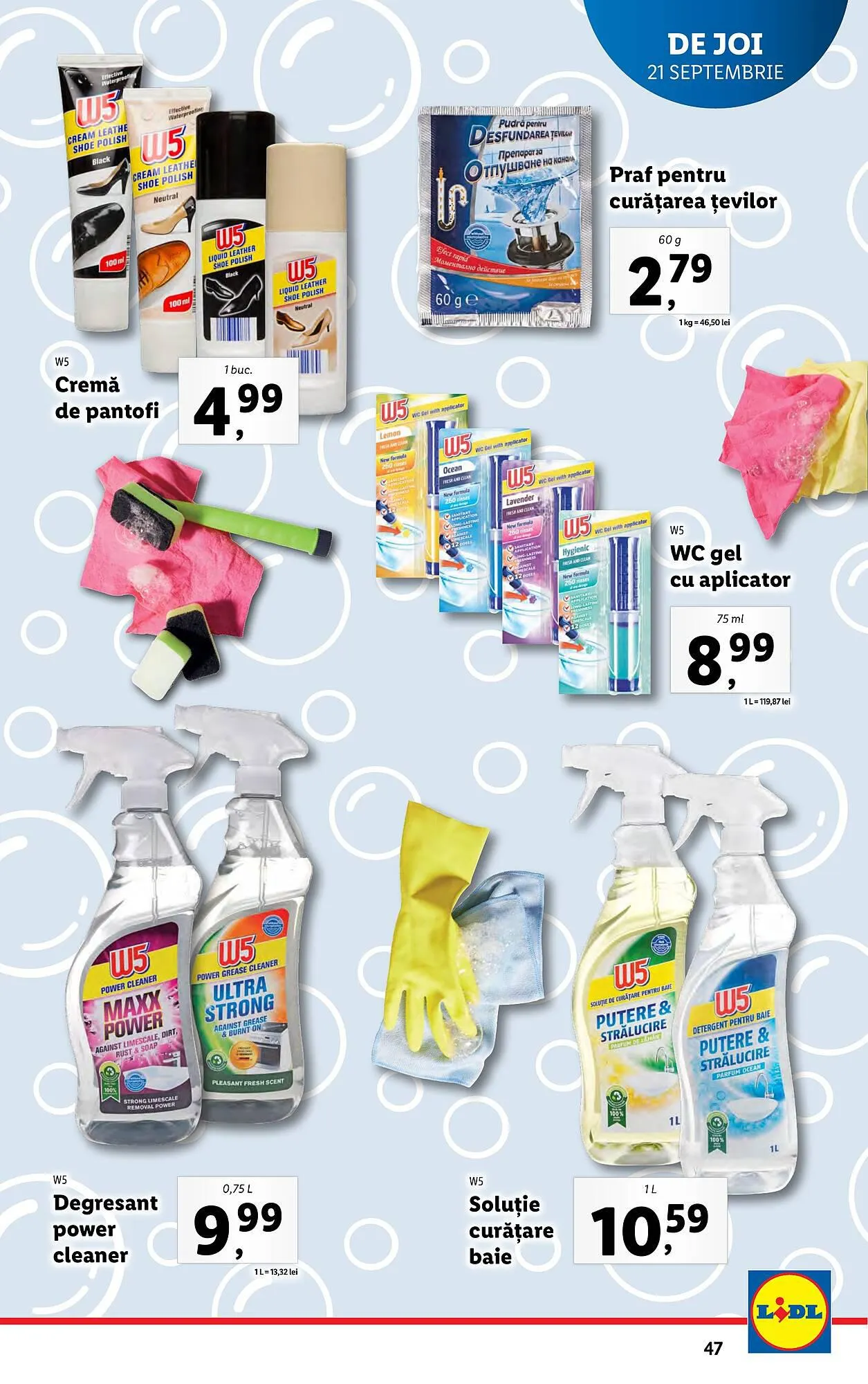 Catalog Lidl catalog de la 18 septembrie până la 24 septembrie 2023 - Revista Pagina 47