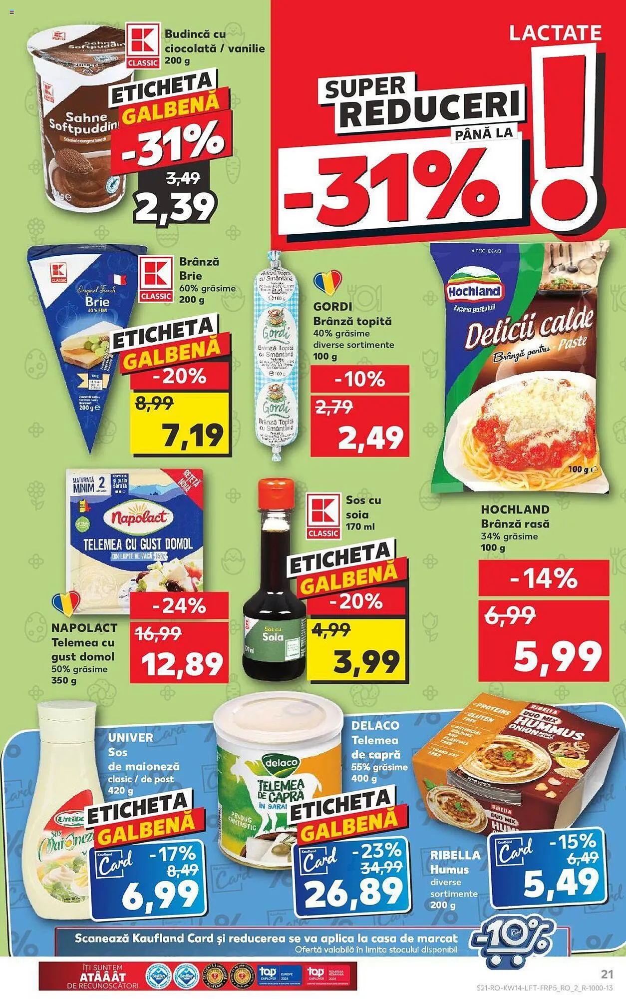 Catalog Kaufland catalog de la 3 aprilie până la 9 aprilie 2024 - Revista Pagina 21