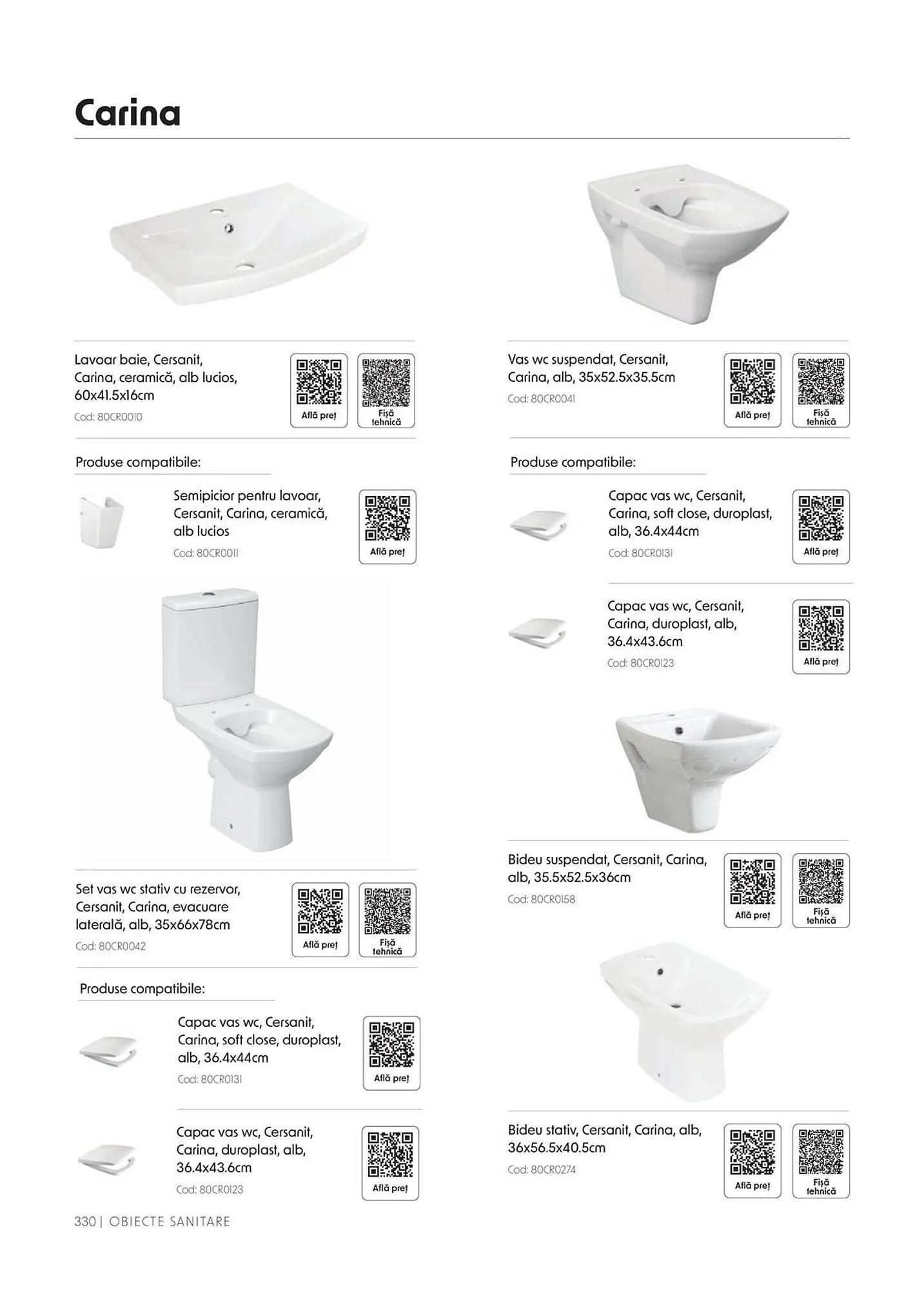 Catalog Catalog Romstal de la 1 aprilie până la 31 decembrie 2026 - Revista Pagina 330