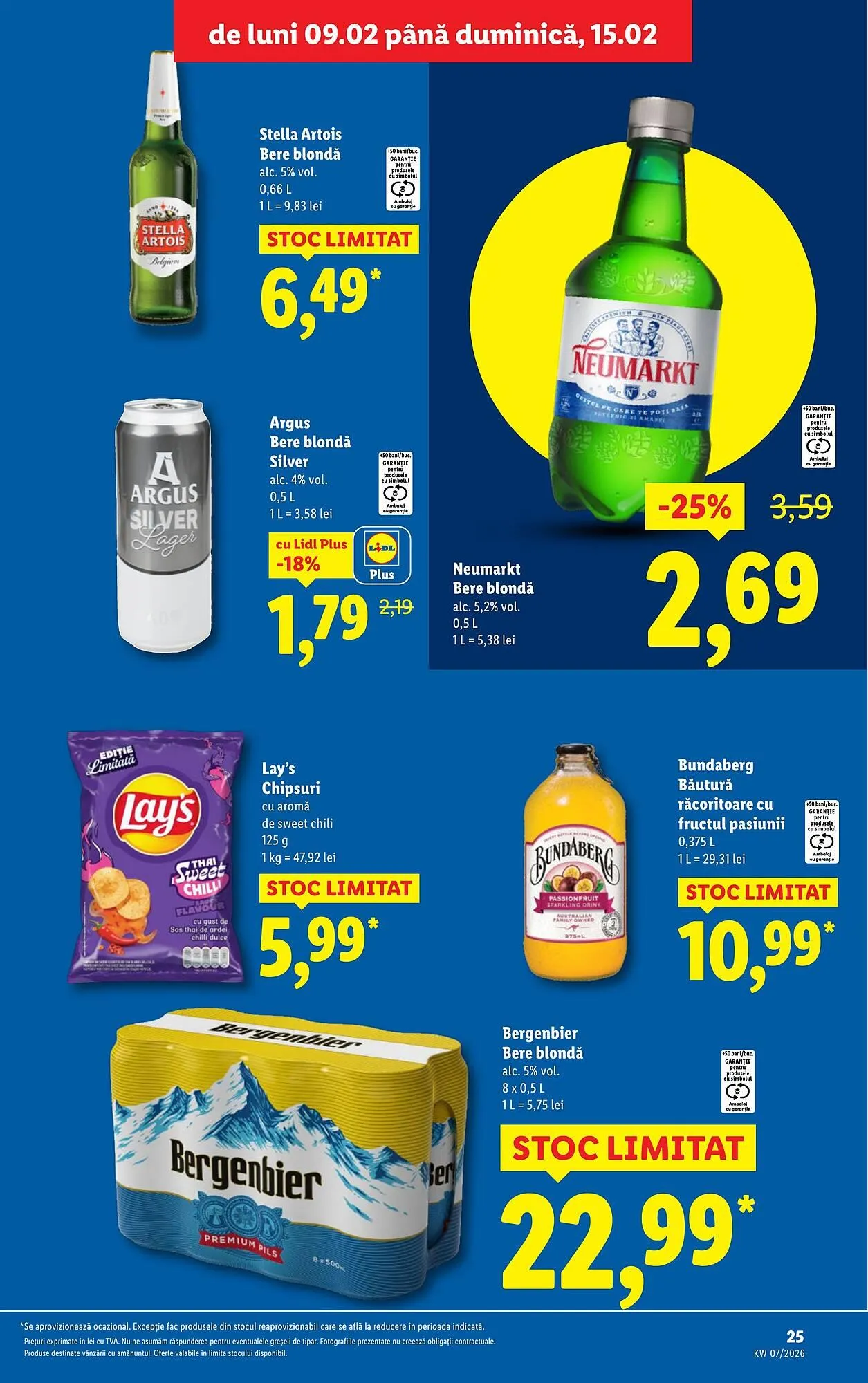 Catalog Catalog Lidl de la 9 februarie până la 15 februarie 2026 - Revista Pagina 25