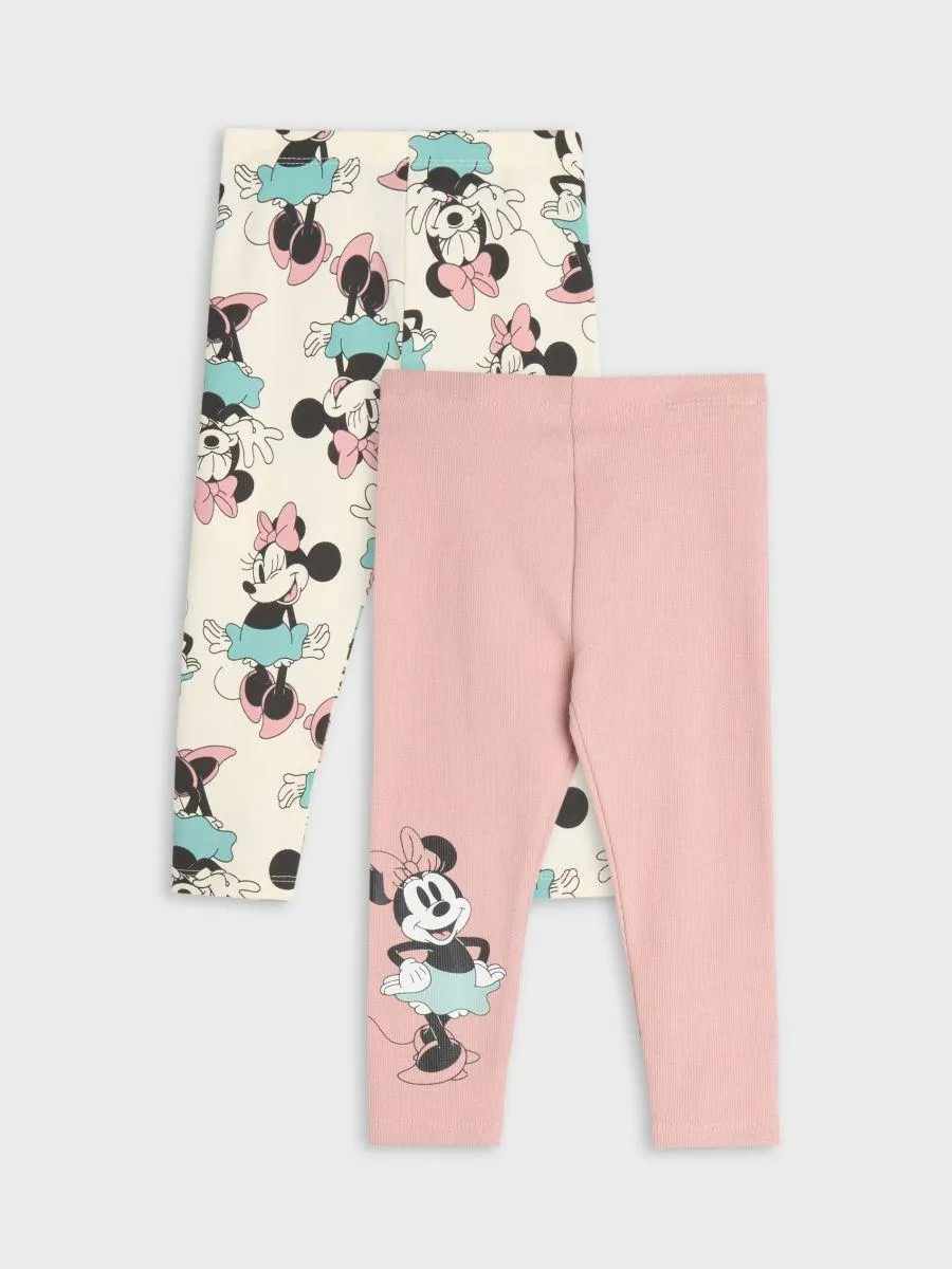 Set de 2 perechi de colanți Mouse Minnie
