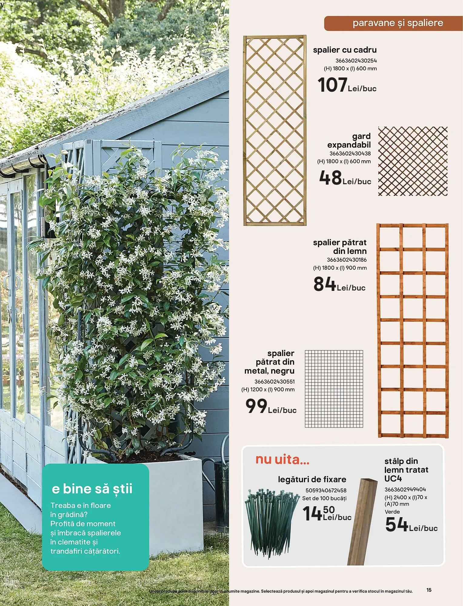 Catalog Catalog Brico Depôt de la 9 mai până la 22 aprilie 2025 - Revista Pagina 15