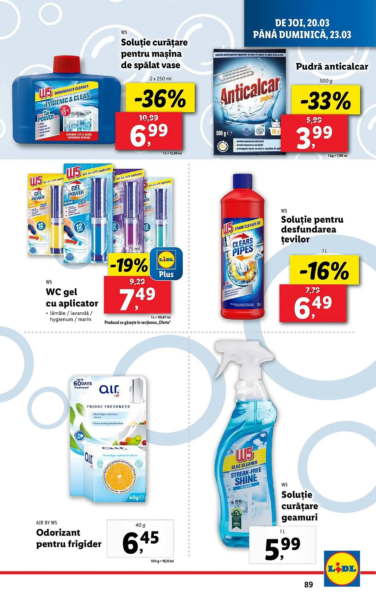 Catalog Catalog Lidl de la 17 martie până la 23 martie 2025 - Revista Pagina 89