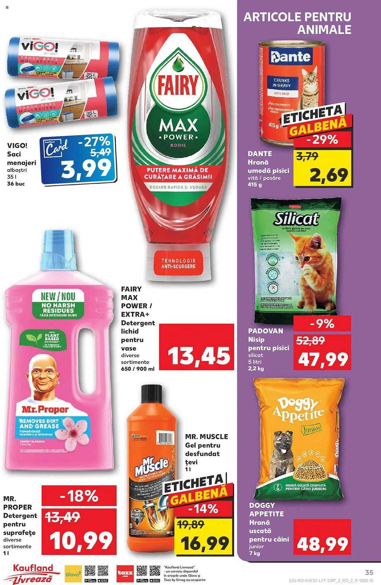 Catalog Kaufland catalog de la 9 august până la 15 august 2023 - Revista Pagina 35