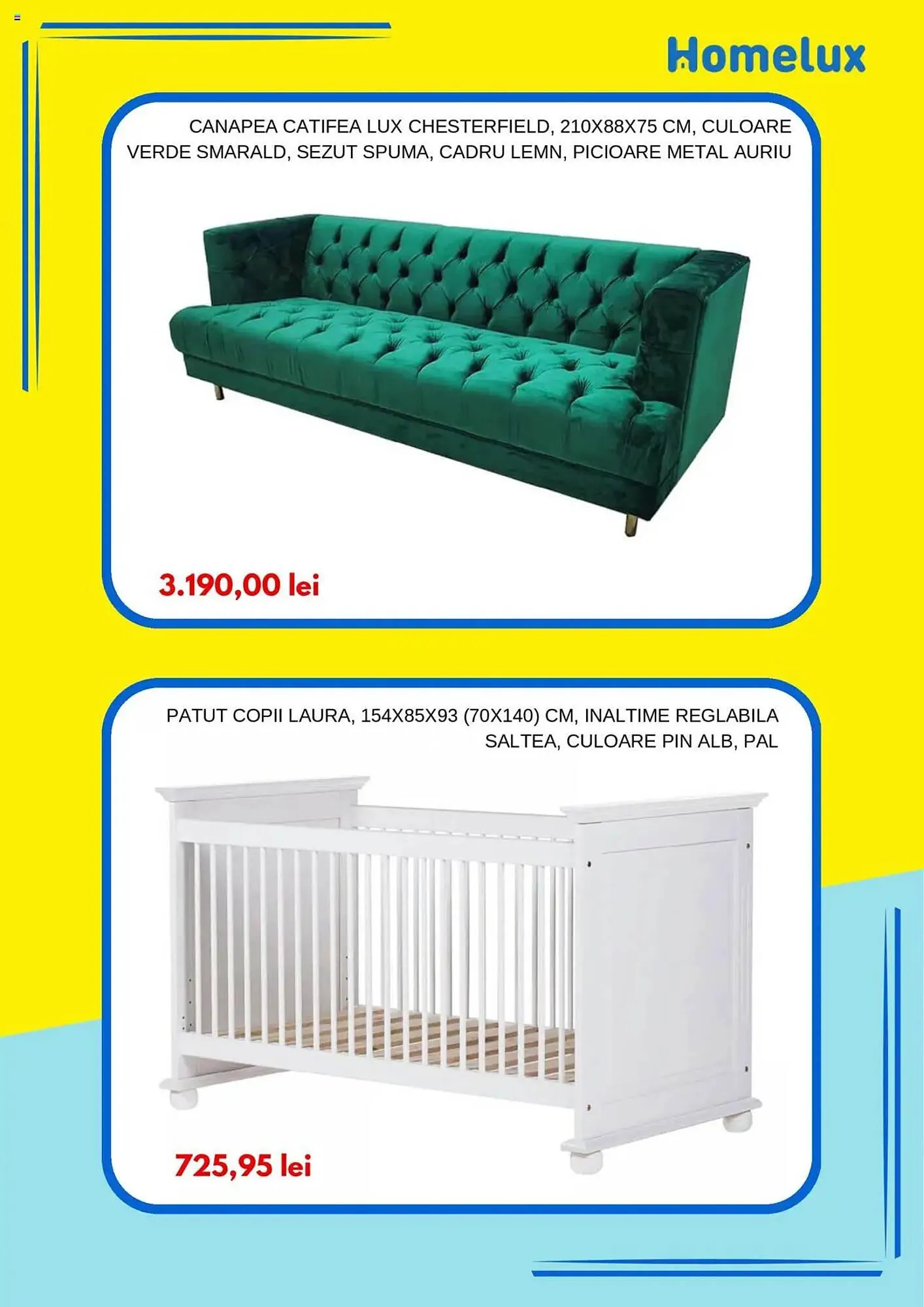 Catalog Catalog Homelux de la 1 aprilie până la 30 aprilie 2025 - Revista Pagina 3