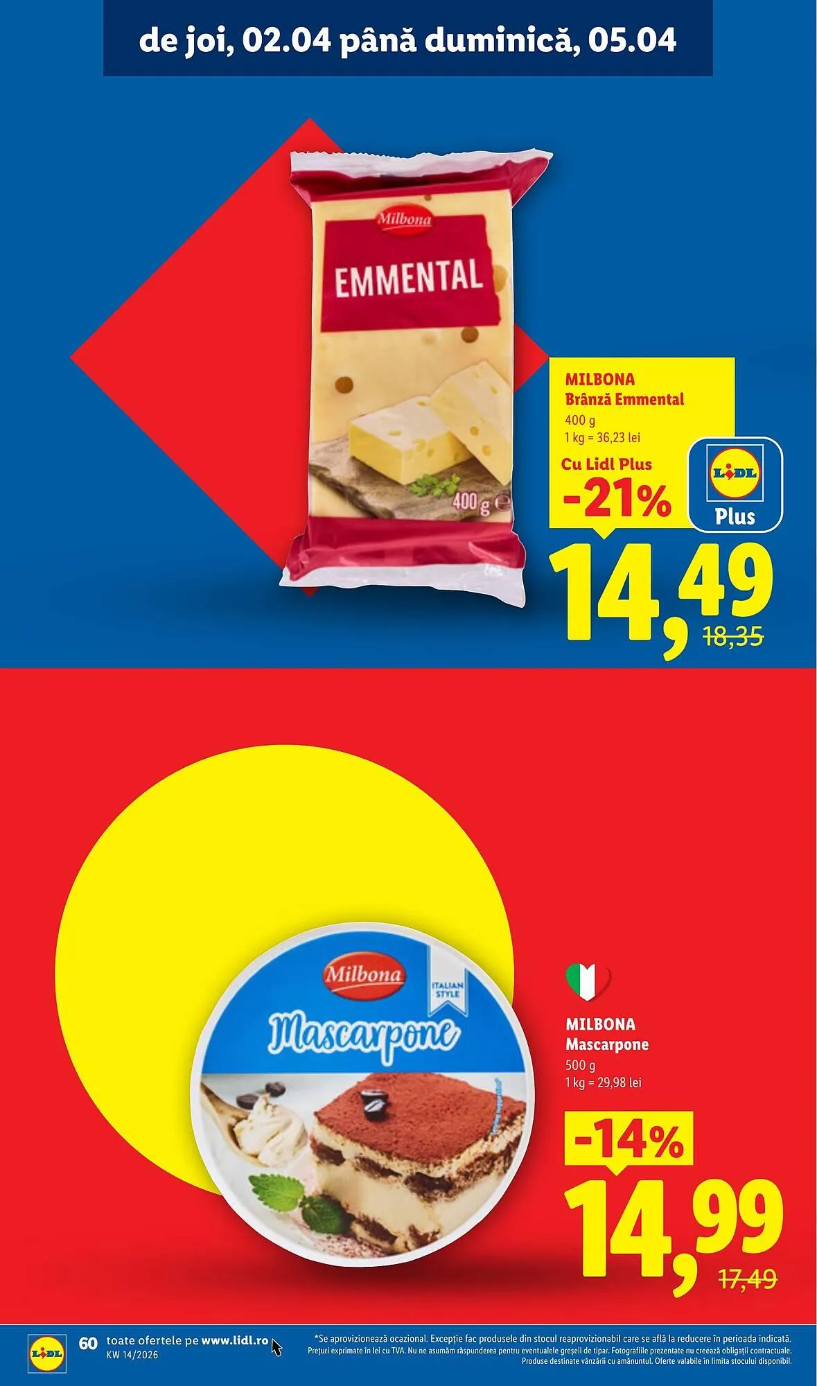 Catalog Catalog Lidl de la 30 martie până la 5 aprilie 2026 - Revista Pagina 60
