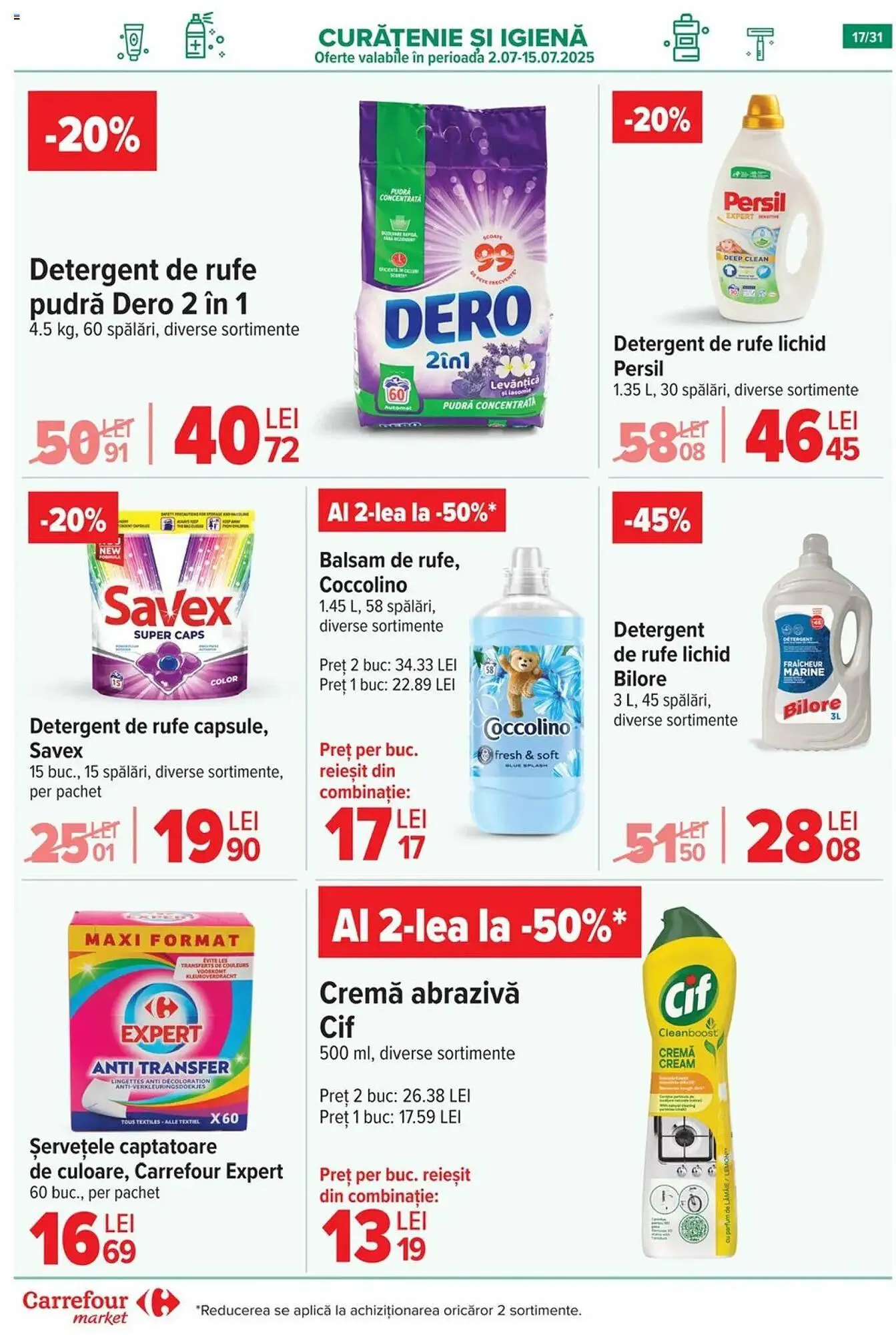 Catalog Catalog Carrefour Market de la 2 iulie până la 8 iulie 2025 - Revista Pagina 17