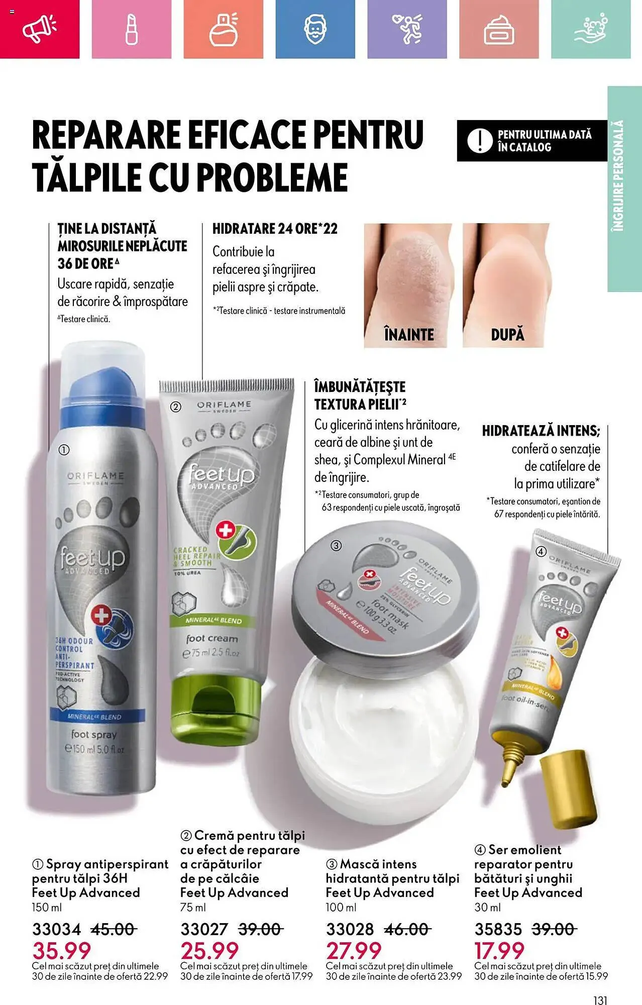 Catalog Catalog Oriflame de la 23 martie până la 12 aprilie 2025 - Revista Pagina 131
