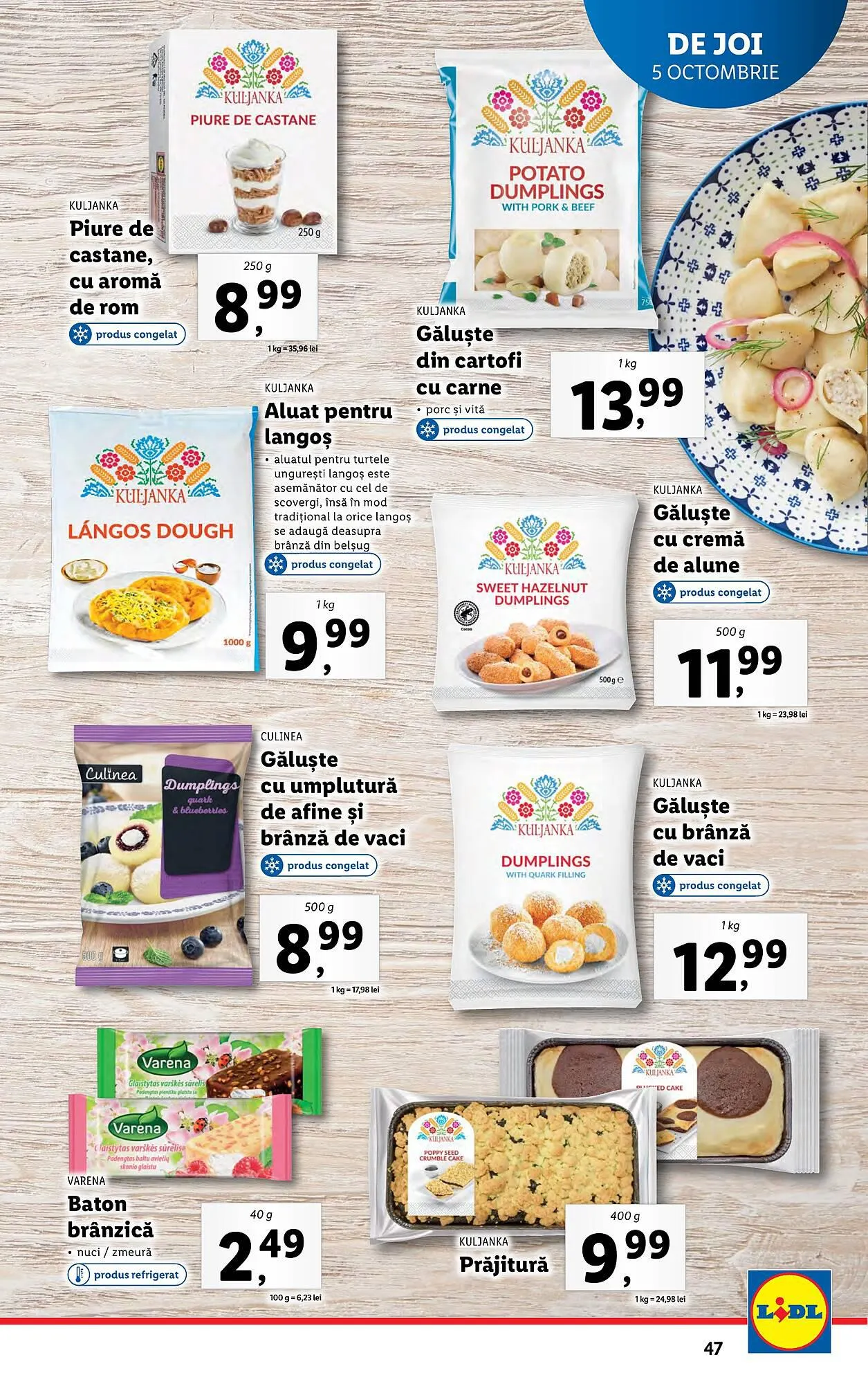 Catalog Lidl catalog de la 2 octombrie până la 8 octombrie 2023 - Revista Pagina 47