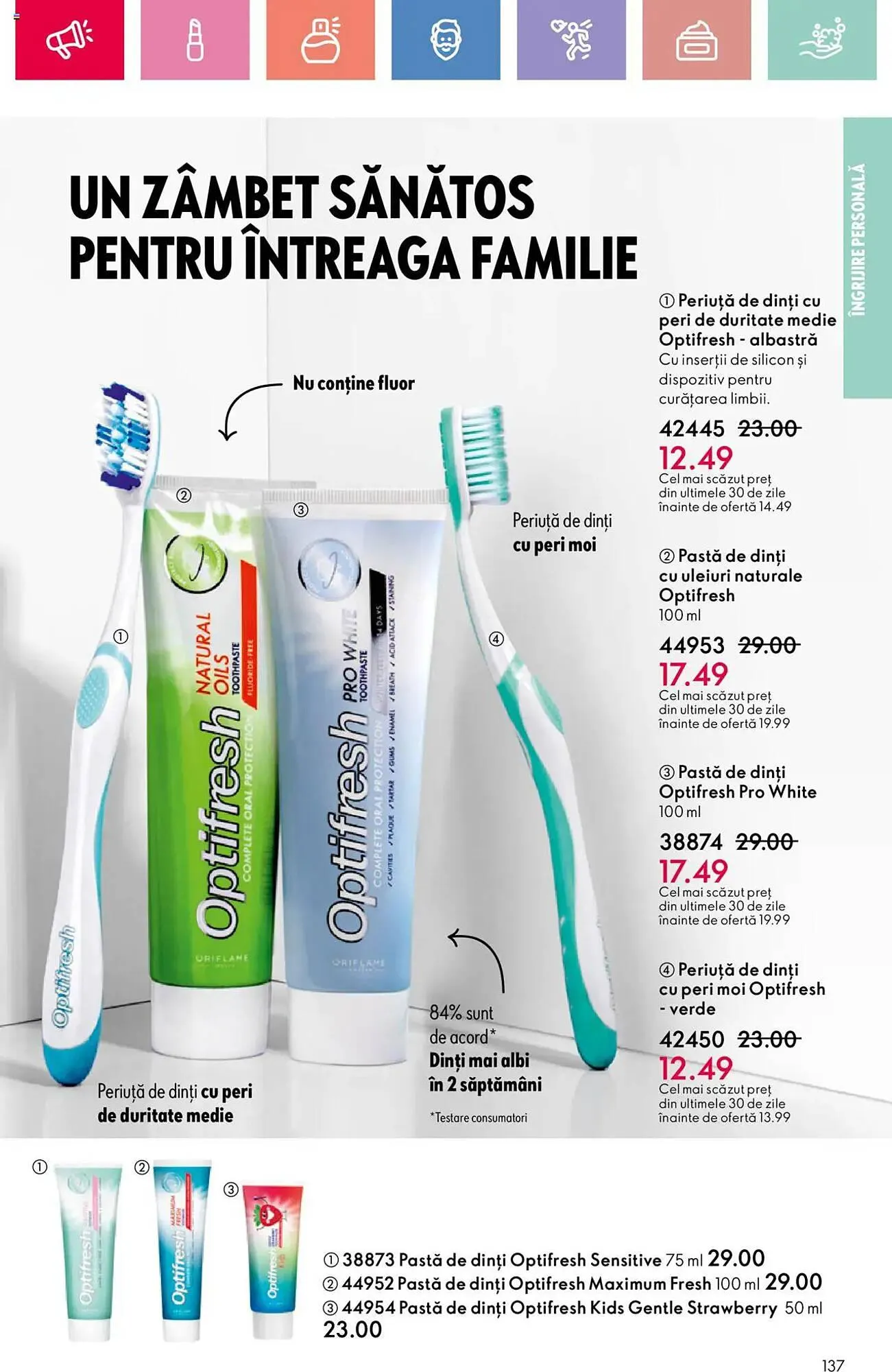 Catalog Catalog Oriflame de la 6 iulie până la 26 iulie 2025 - Revista Pagina 137