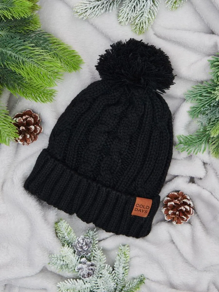 Căciulă cu pompon Beetlejuice