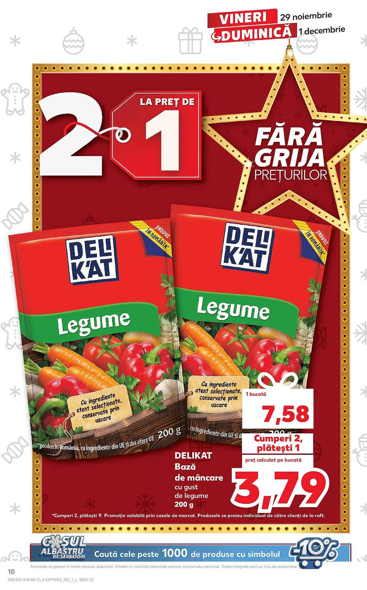 Catalog Catalog Kaufland de la 29 noiembrie până la 1 decembrie 2024 - Revista Pagina 10