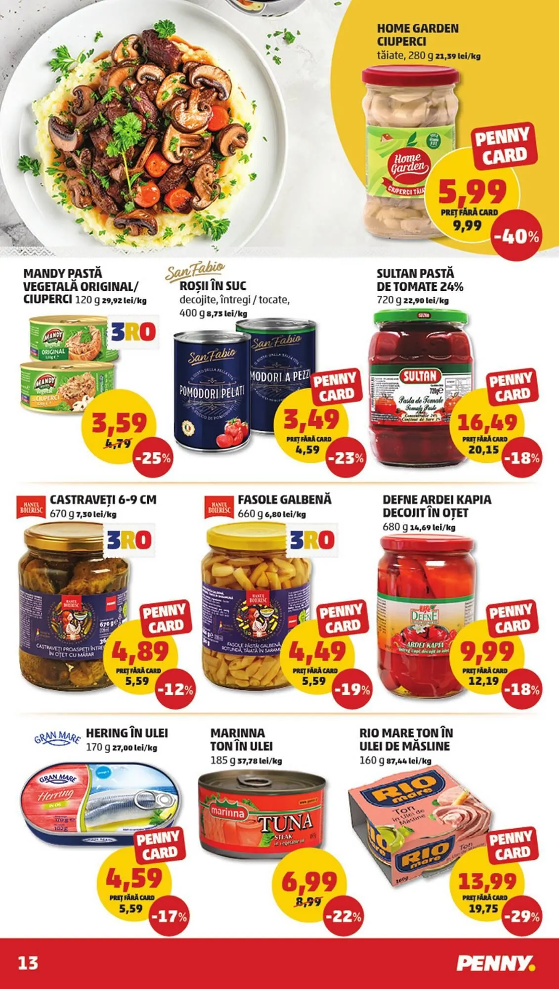 Catalog Catalog Penny de la 29 octombrie până la 4 noiembrie 2025 - Revista Pagina 13