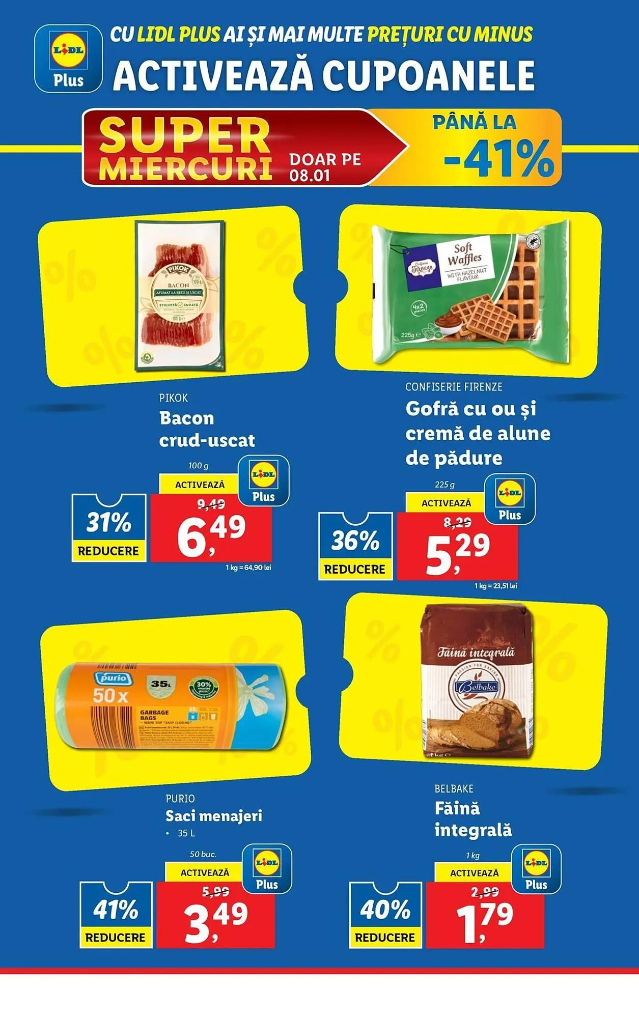 Catalog Catalog Lidl de la 6 ianuarie până la 12 ianuarie 2025 - Revista Pagina 50
