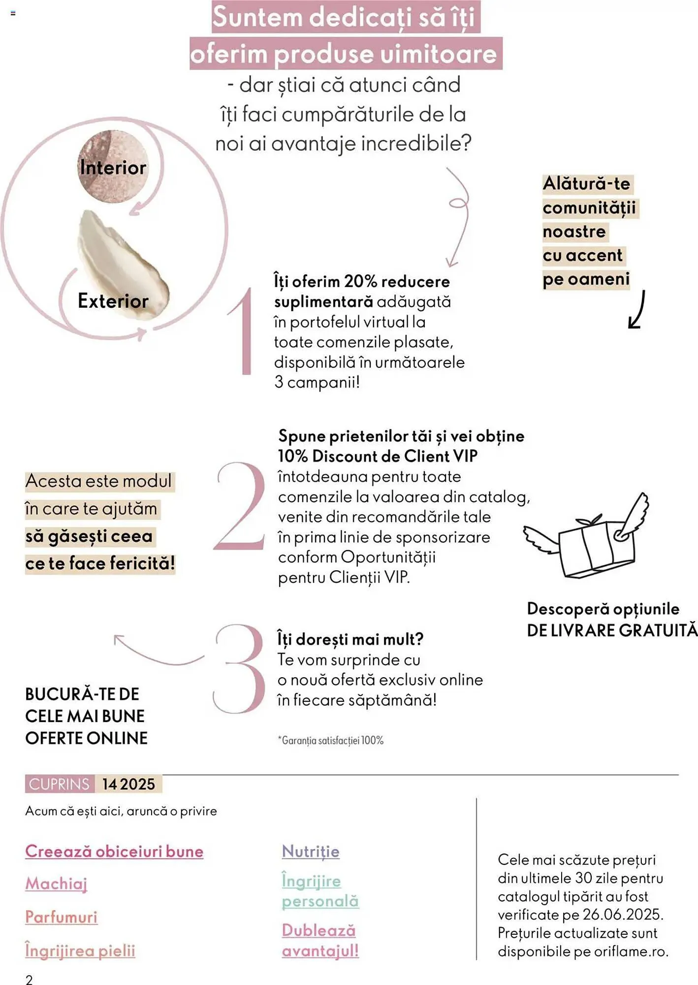 Catalog Catalog Oriflame de la 30 septembrie până la 21 octombrie 2025 - Revista Pagina 2