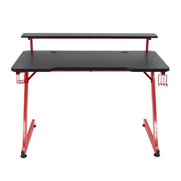 Birou calculator standard Schulz ST30308, rosu + negru, 120 x 63 x 90 cm, 1C