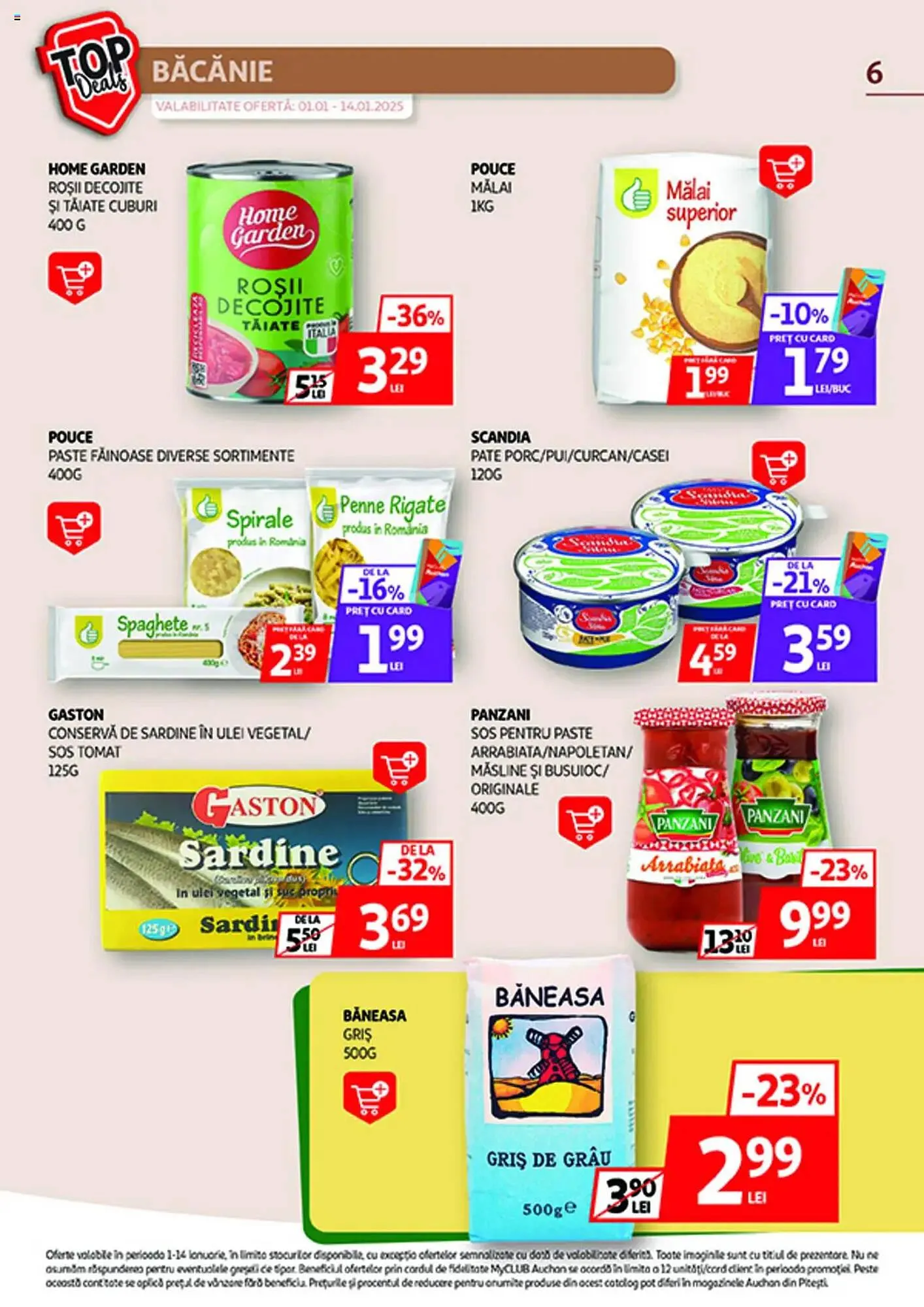 Catalog Catalog Auchan de la 1 ianuarie până la 14 ianuarie 2025 - Revista Pagina 6