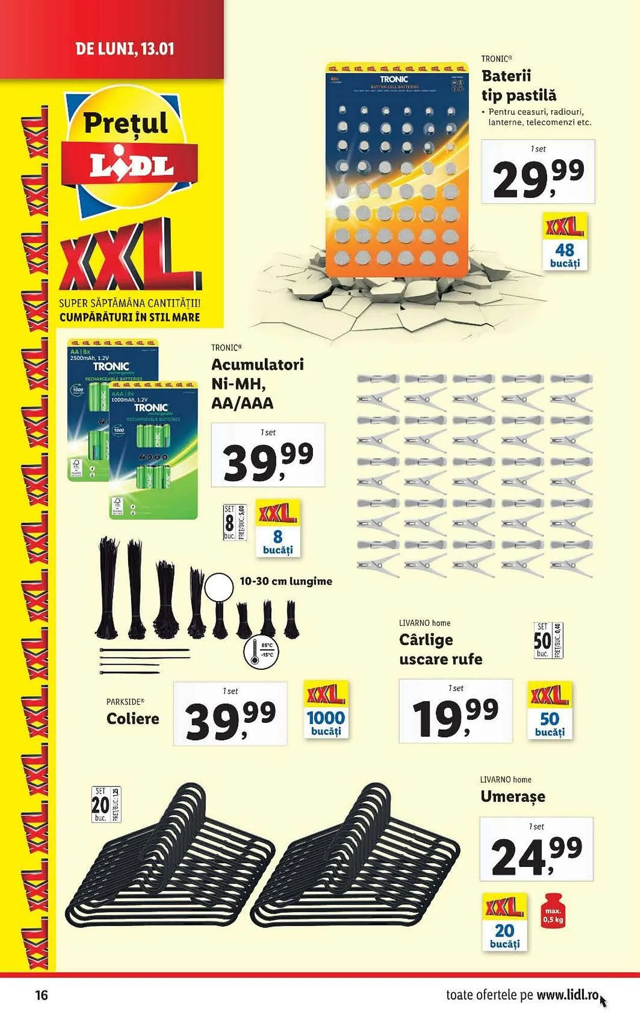 Catalog Catalog Lidl de la 13 ianuarie până la 19 ianuarie 2025 - Revista Pagina 16