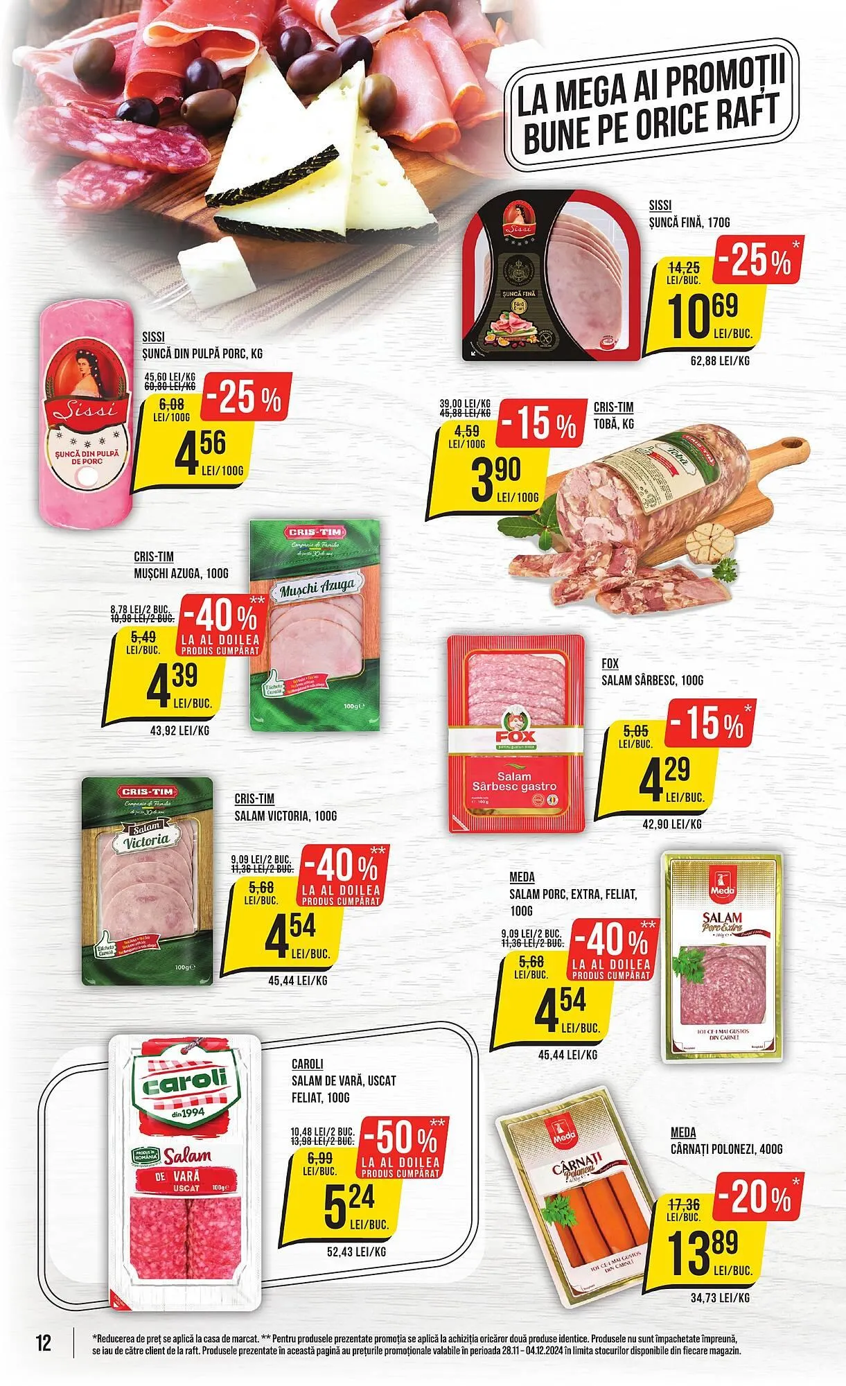 Catalog Catalog Mega Image de la 28 noiembrie până la 4 decembrie 2024 - Revista Pagina 12