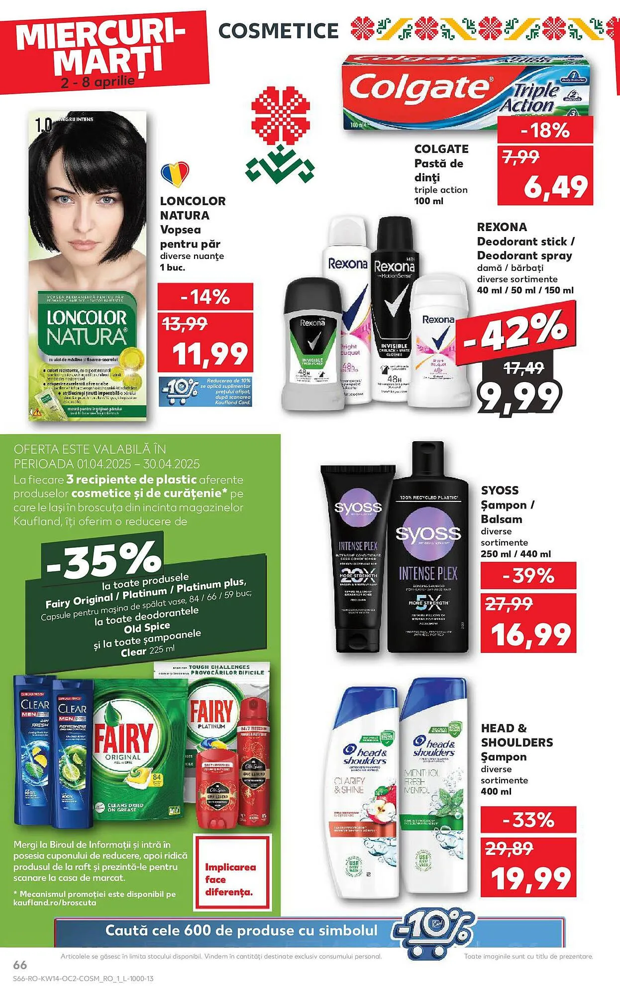 Catalog Catalog Kaufland de la 2 aprilie până la 8 aprilie 2025 - Revista Pagina 66
