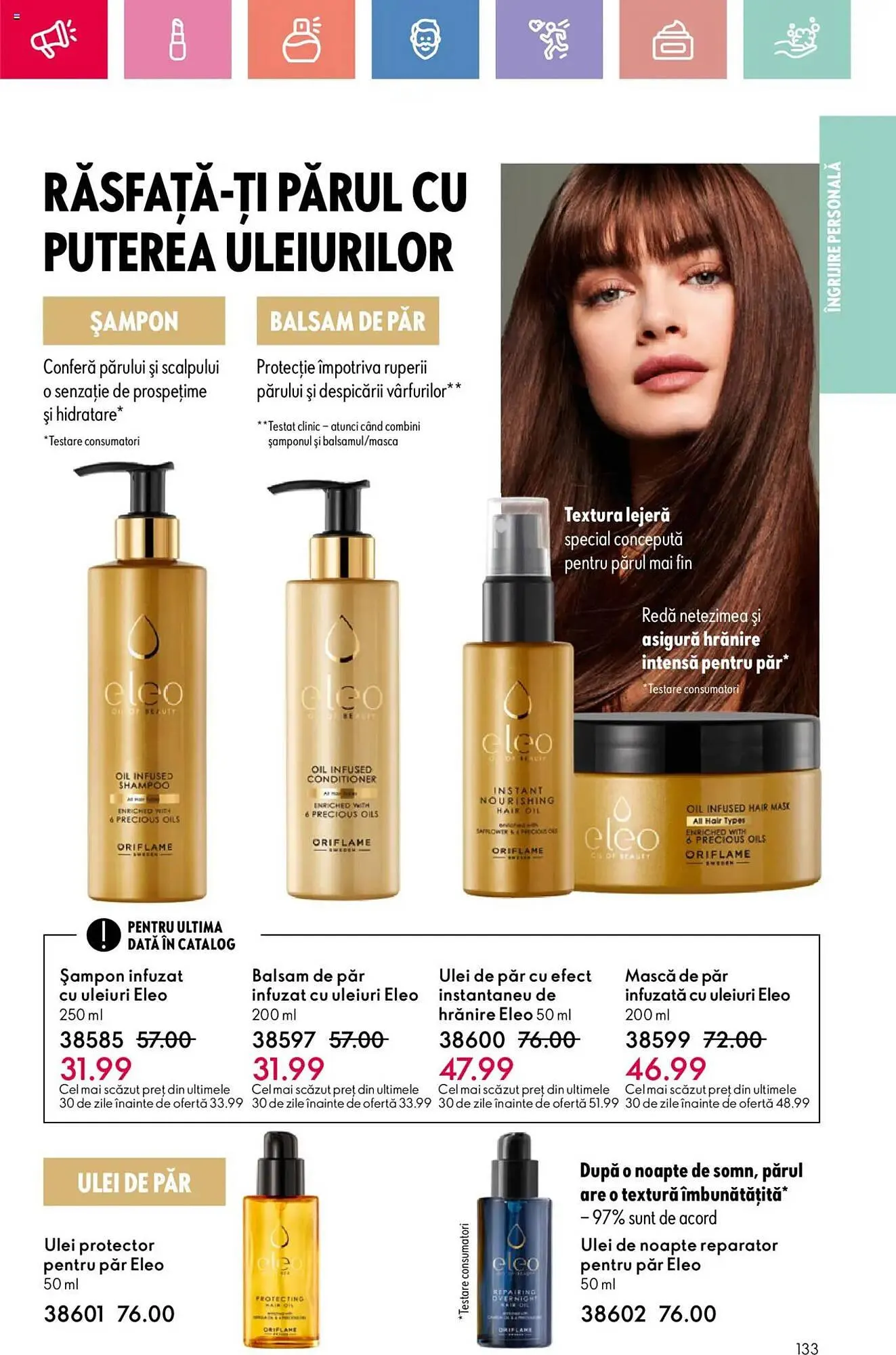 Catalog Catalog Oriflame de la 6 iulie până la 26 iulie 2025 - Revista Pagina 133