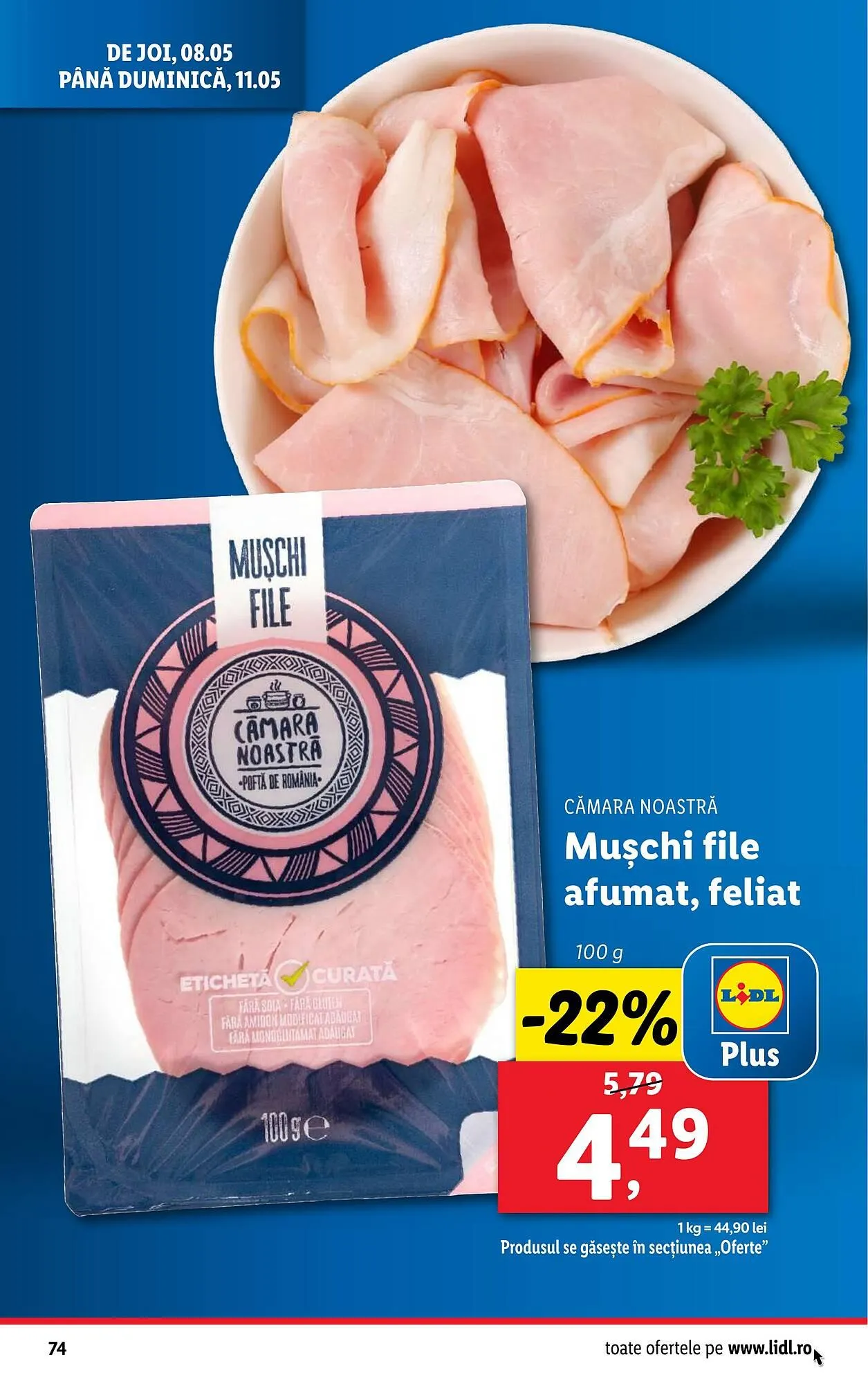 Catalog Catalog Lidl de la 5 mai până la 11 mai 2025 - Revista Pagina 74