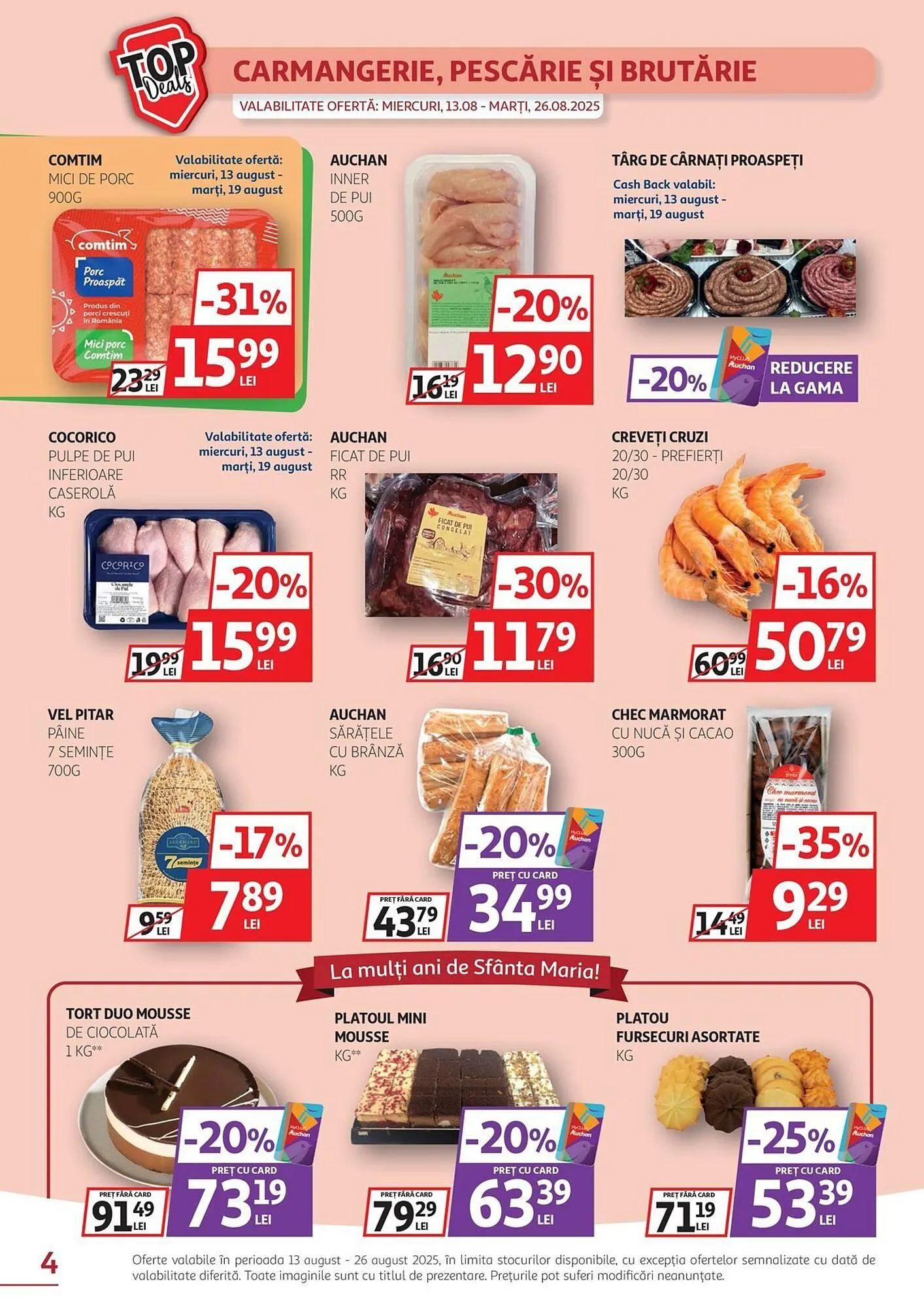 Catalog Catalog Auchan de la 13 august până la 26 august 2025 - Revista Pagina 4