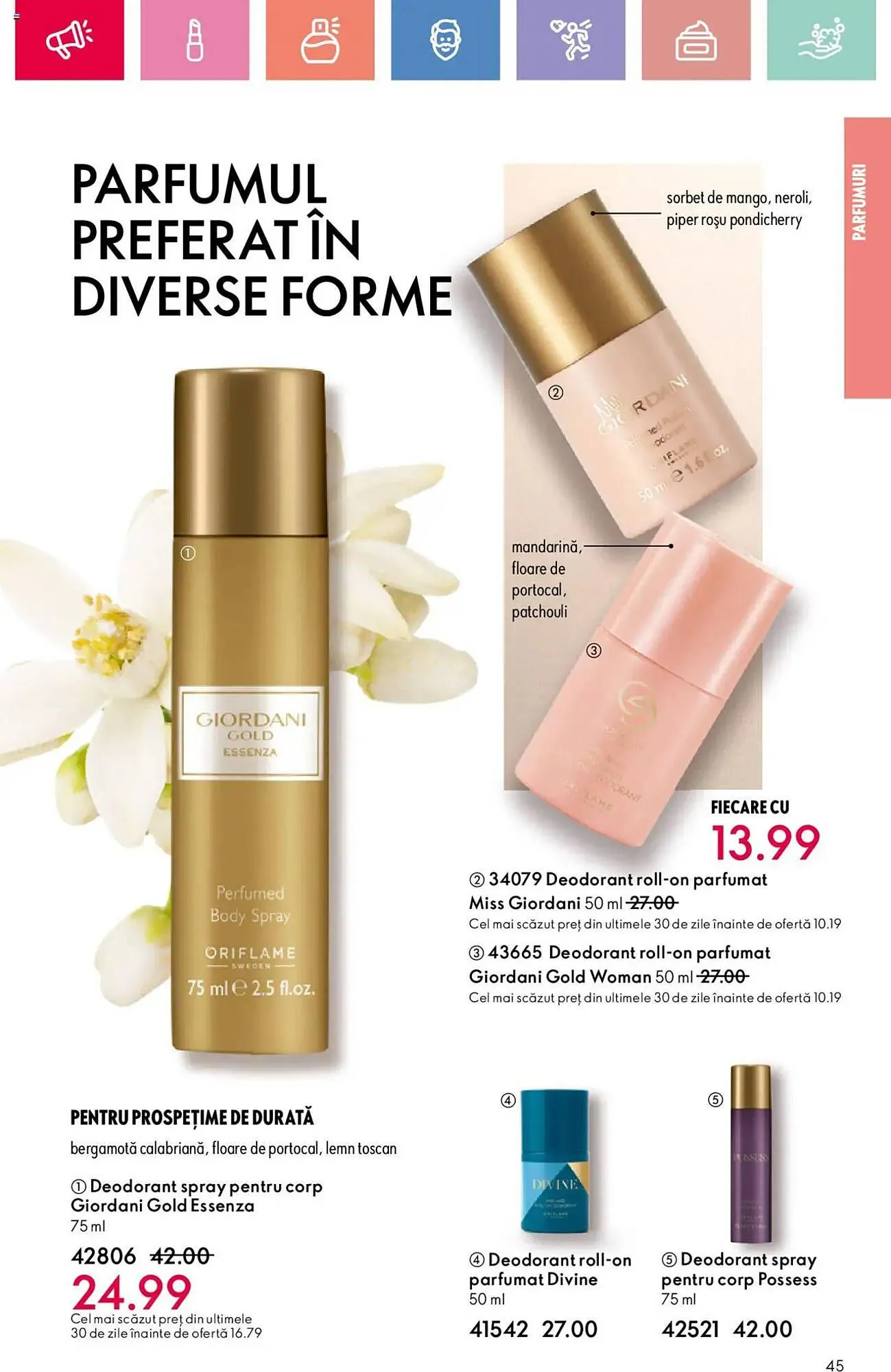 Catalog Catalog Oriflame de la 19 ianuarie până la 8 februarie 2025 - Revista Pagina 45