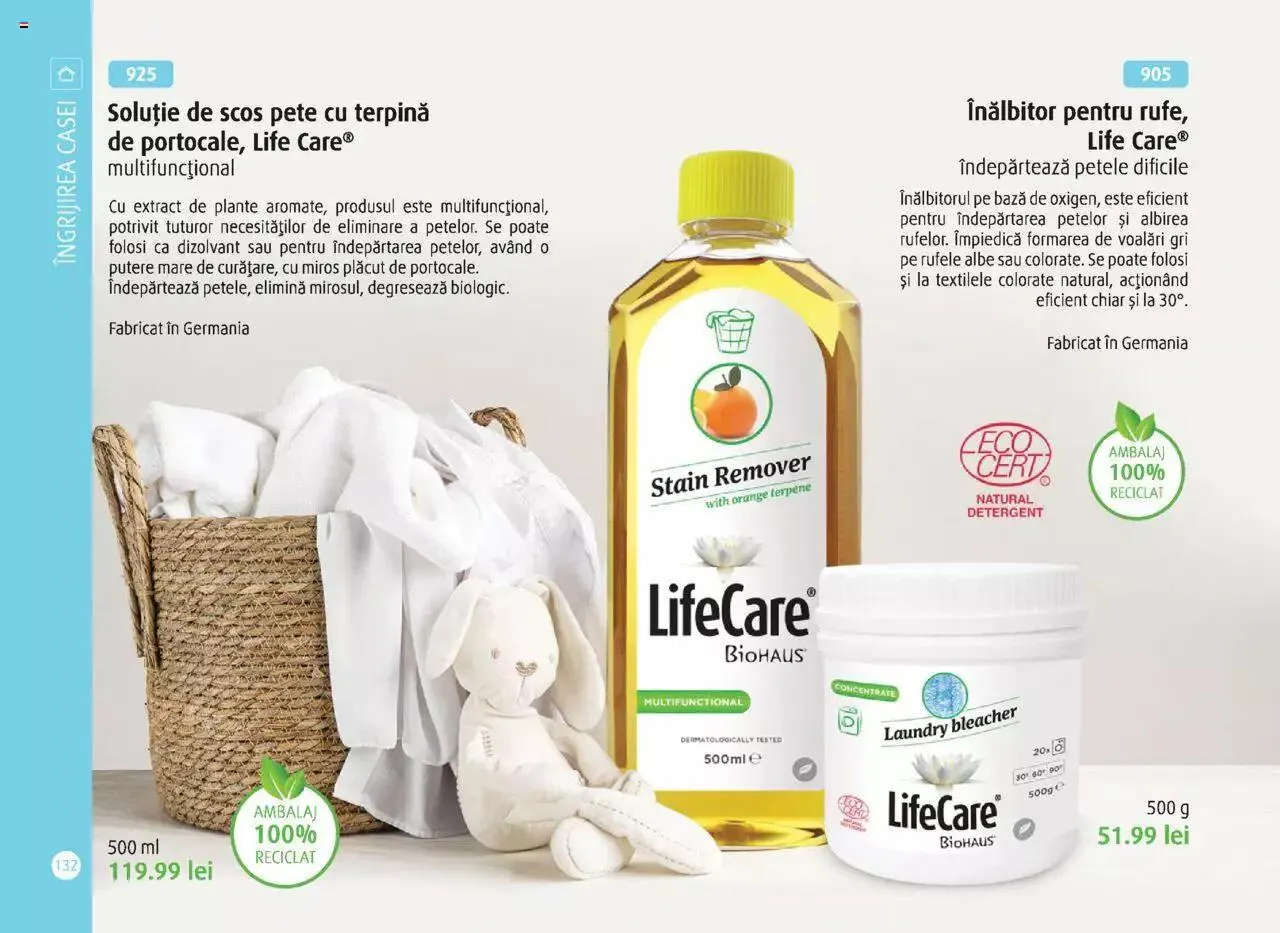 Catalog Catalog Life Care primavara-vara 2023 de la 1 martie până la 31 decembrie 2023 - Revista Pagina 134