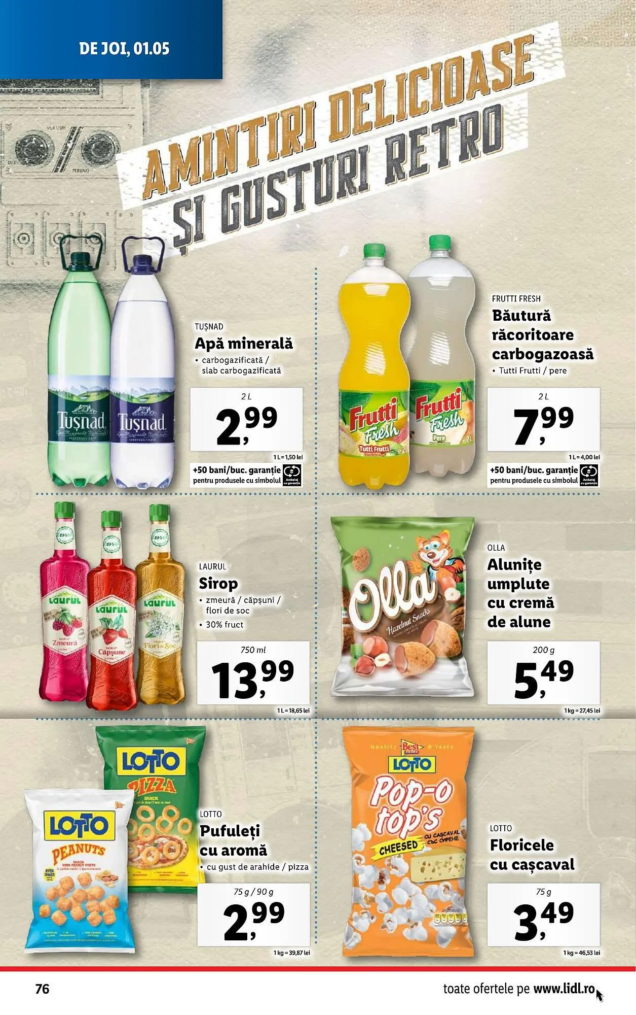 Catalog Catalog Lidl de la 22 aprilie până la 27 aprilie 2025 - Revista Pagina 76
