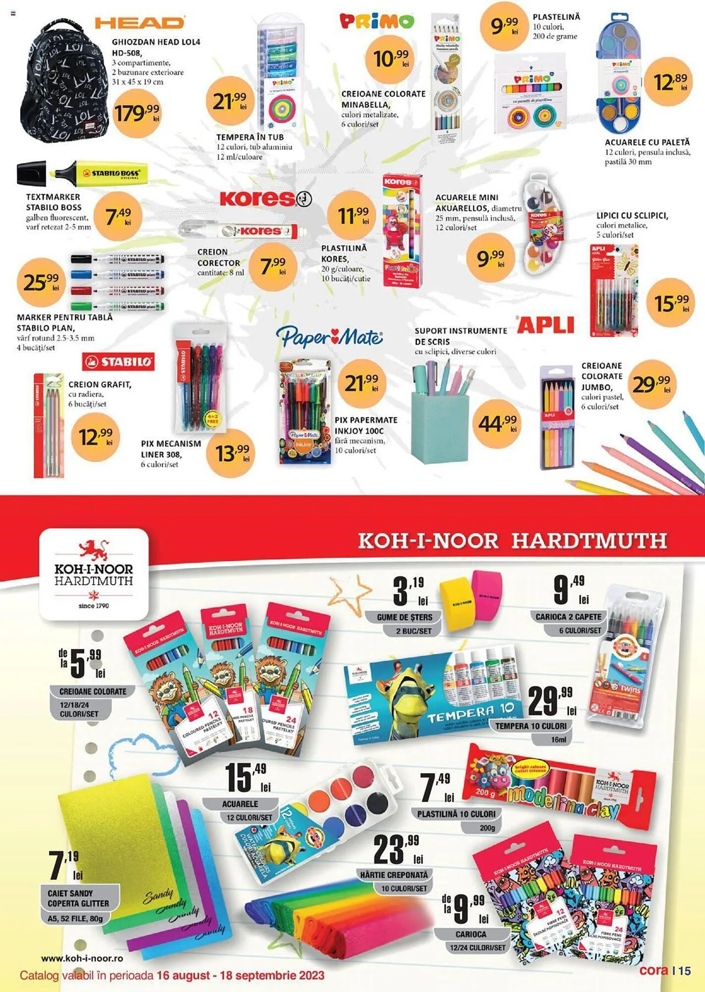 Catalog Cora catalog de la 16 august până la 18 septembrie 2023 - Revista Pagina 15