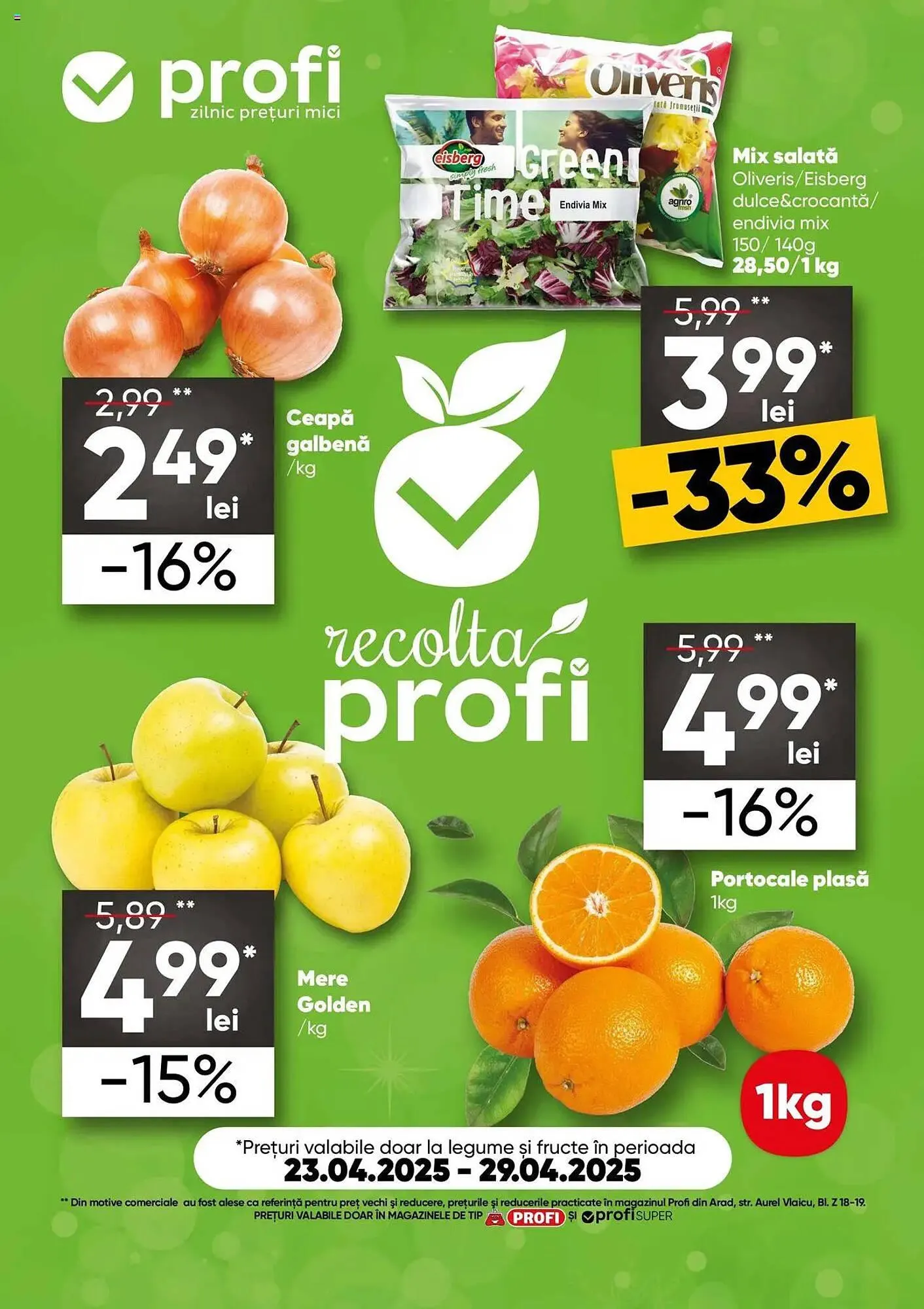 Catalog Catalog PROFI de la 23 aprilie până la 29 aprilie 2025 - Revista Pagina 1