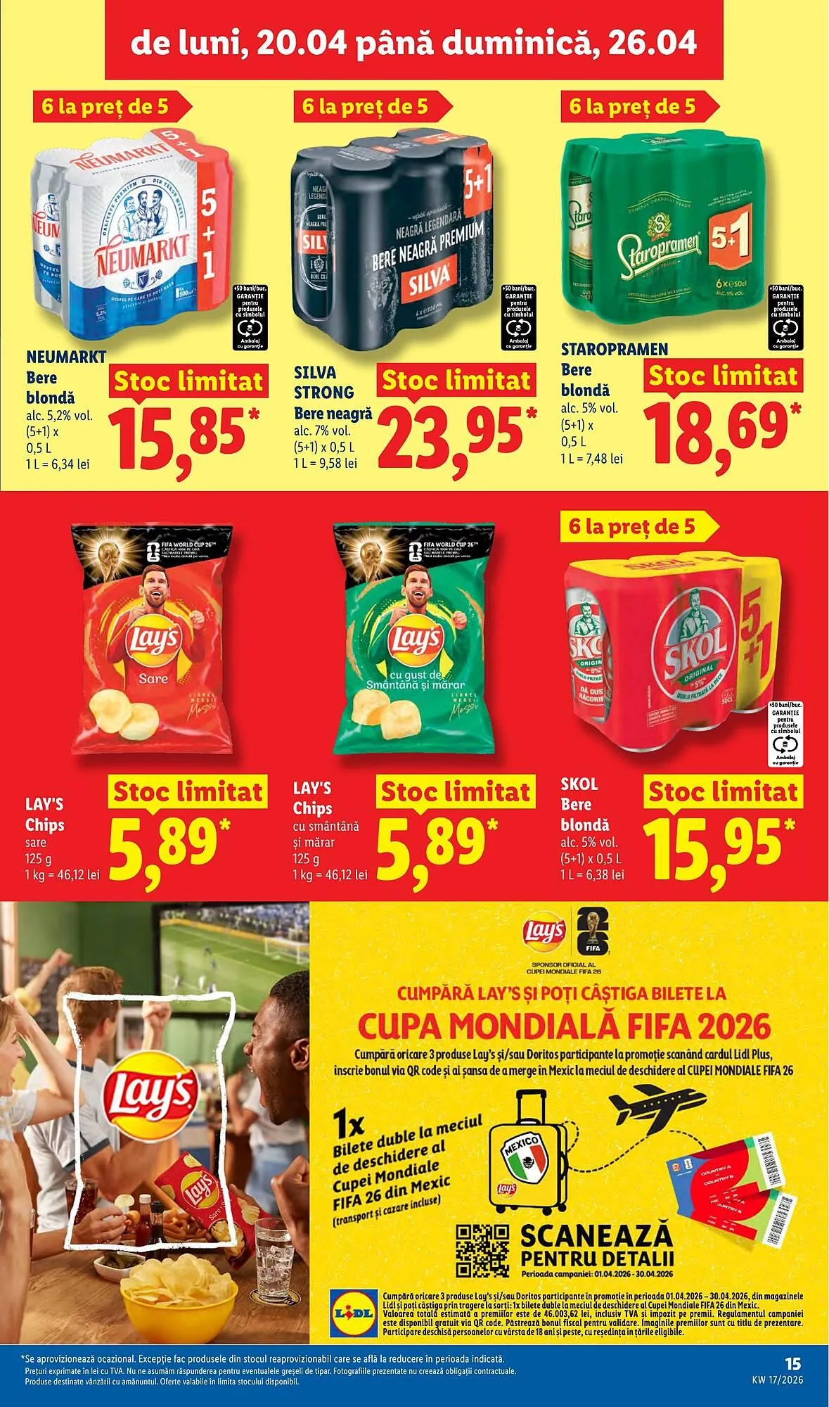 Catalog Catalog Lidl de la 20 aprilie până la 26 aprilie 2026 - Revista Pagina 15