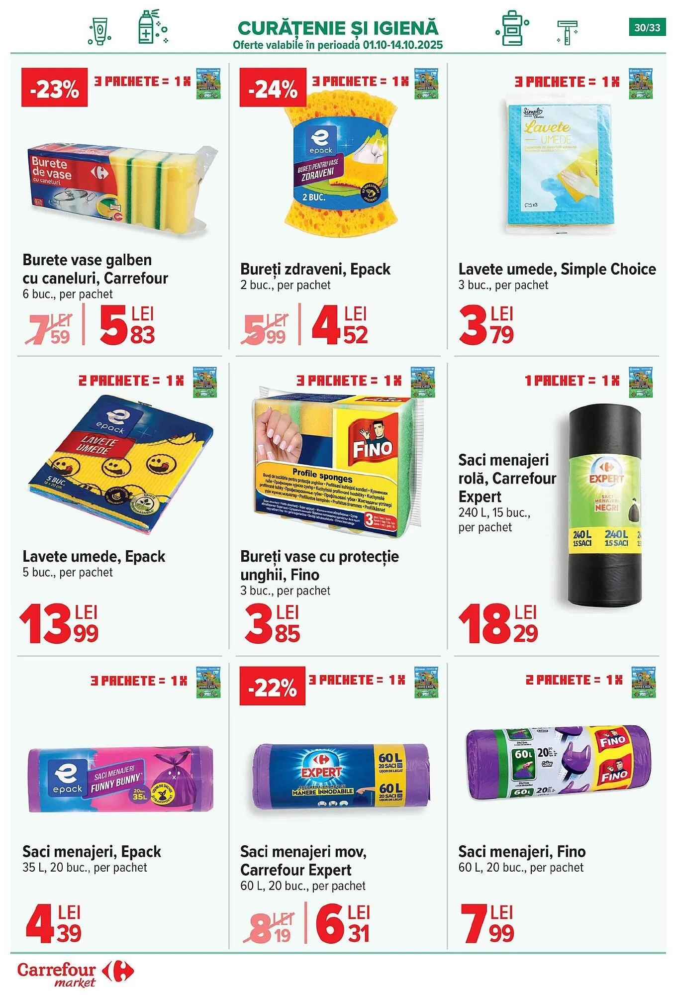 Catalog Catalog Carrefour Market de la 1 octombrie până la 14 octombrie 2025 - Revista Pagina 31