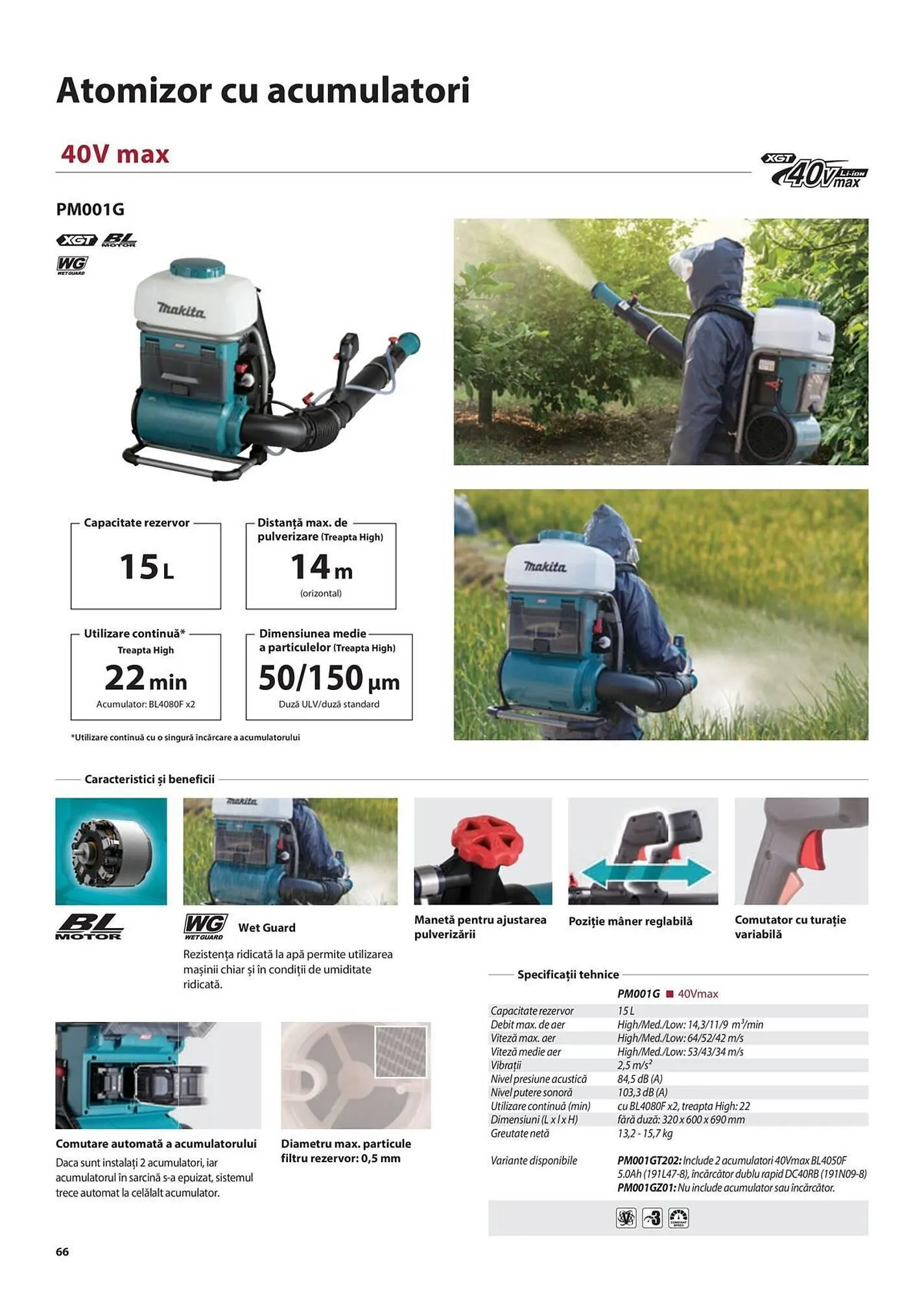 Catalog Сatalog Makita de la 6 februarie până la 31 decembrie 2024 - Revista Pagina 66