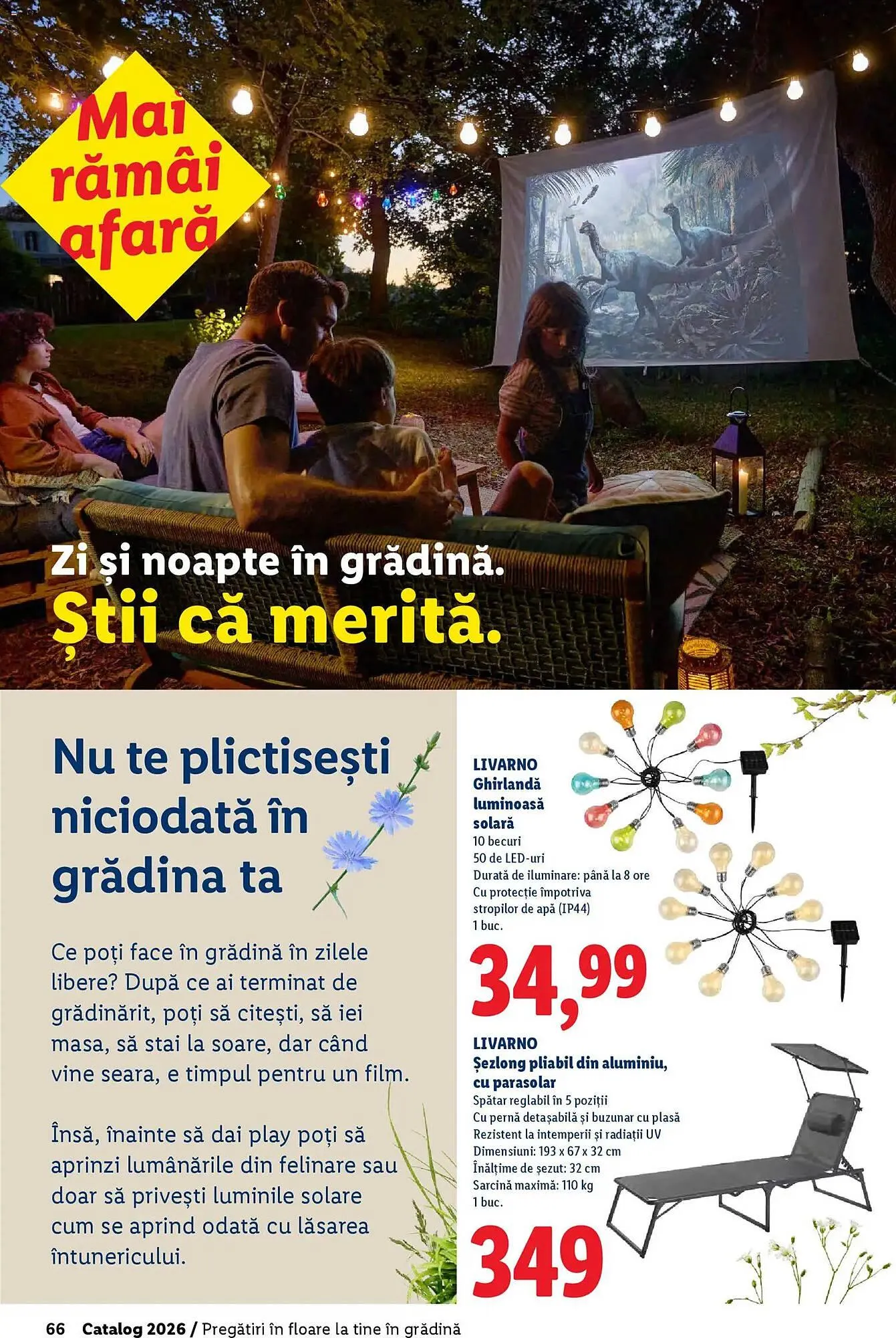 Catalog Catalog Lidl de la 18 februarie până la 5 aprilie 2026 - Revista Pagina 66