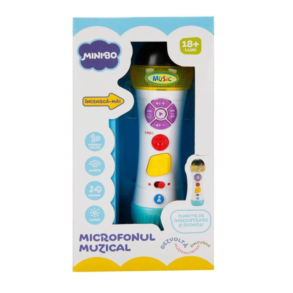 Jucarie bebelusi Minibo, Microfonul muzical