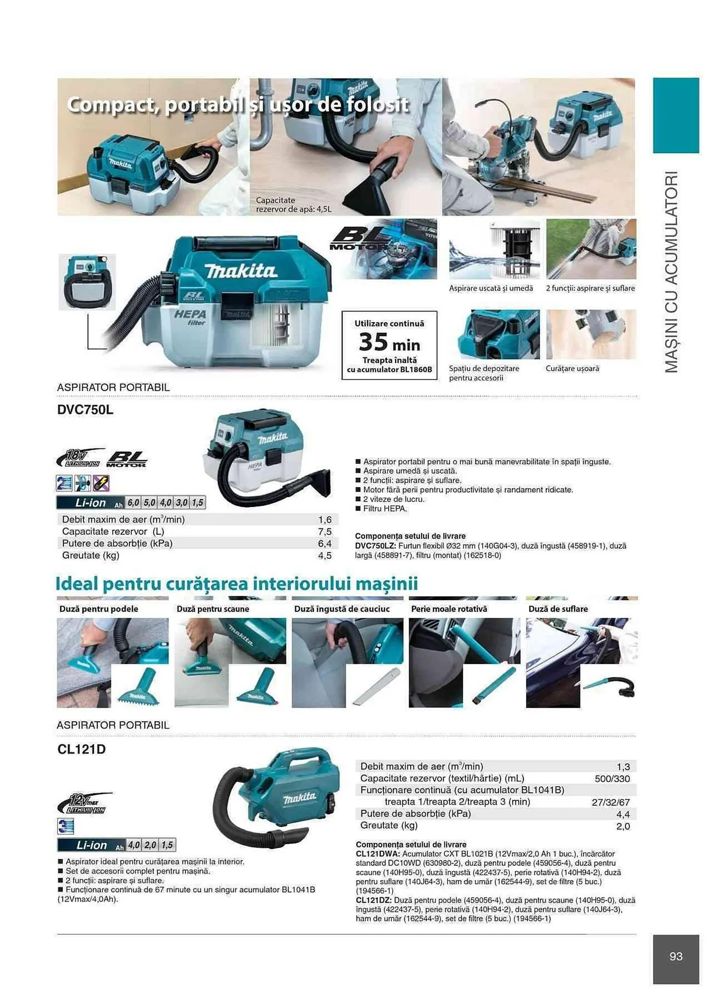 Catalog Makita catalog de la 1 ianuarie până la 31 decembrie 2023 - Revista Pagina 93