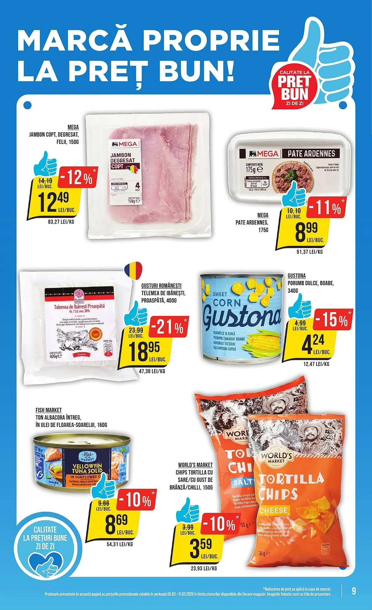Catalog Catalog Mega Image de la 11 martie până la 17 martie 2026 - Revista Pagina 9
