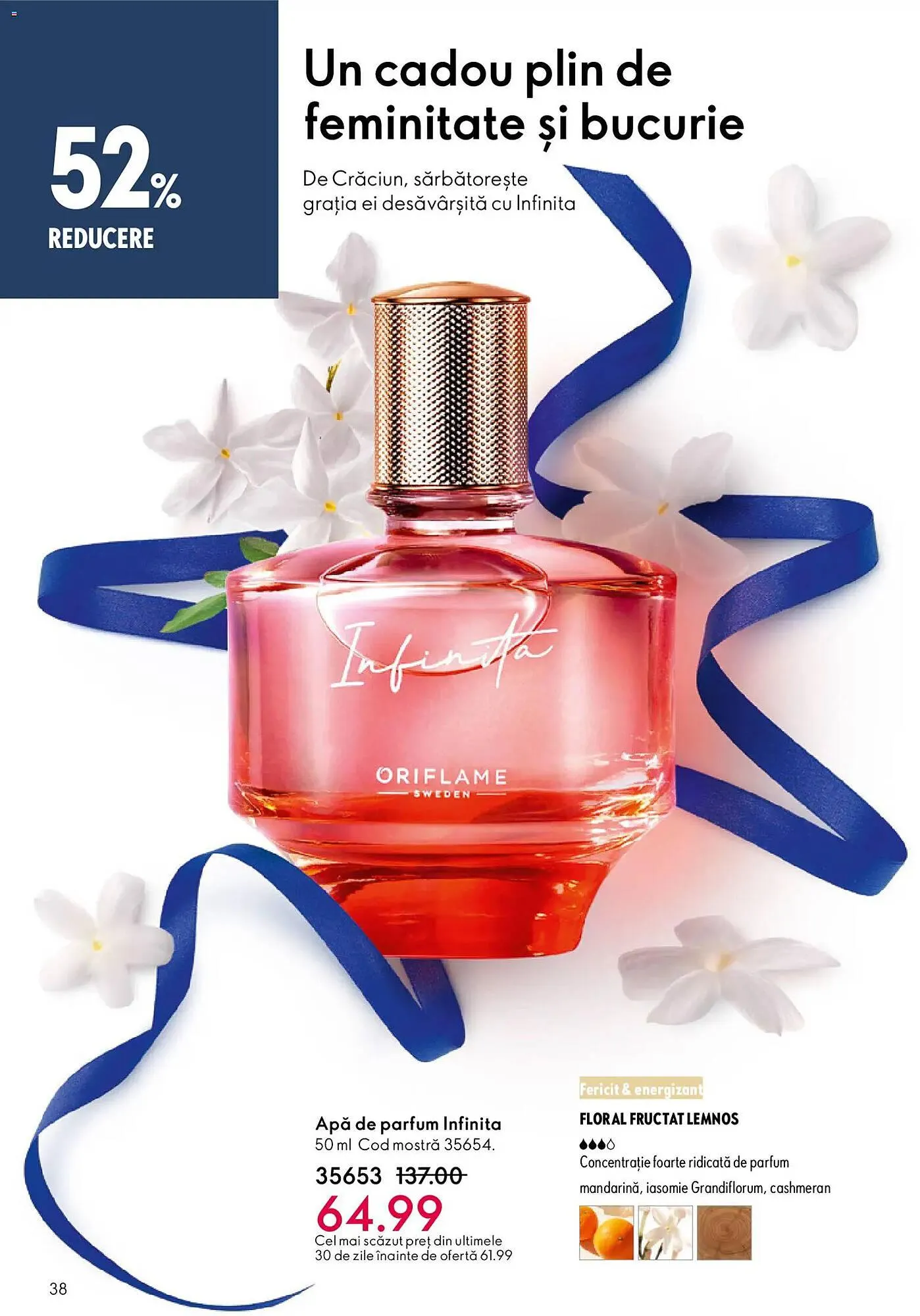 Catalog Catalog Oriflame de la 2 decembrie până la 23 decembrie 2025 - Revista Pagina 38