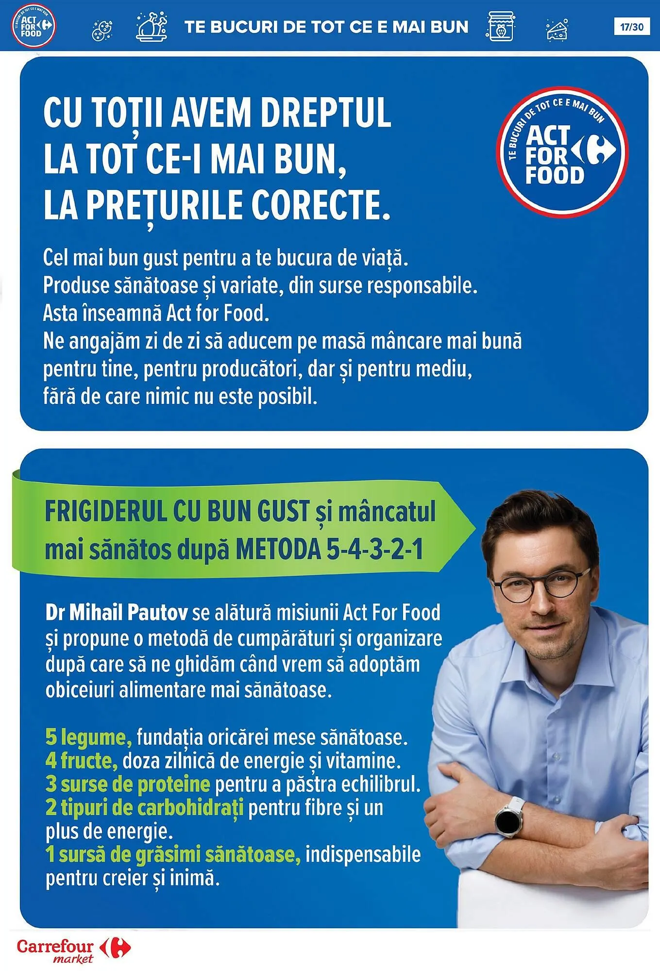 Catalog Catalog Carrefour Market de la 5 noiembrie până la 11 noiembrie 2025 - Revista Pagina 17