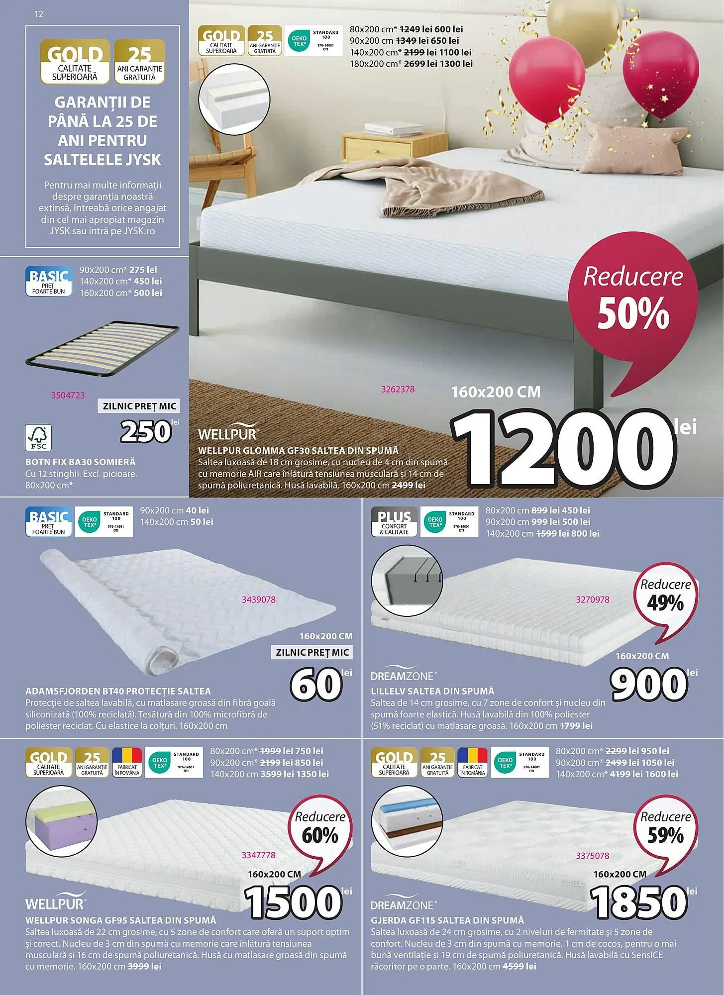 Catalog Catalog JYSK de la 7 martie până la 5 aprilie 2025 - Revista Pagina 12
