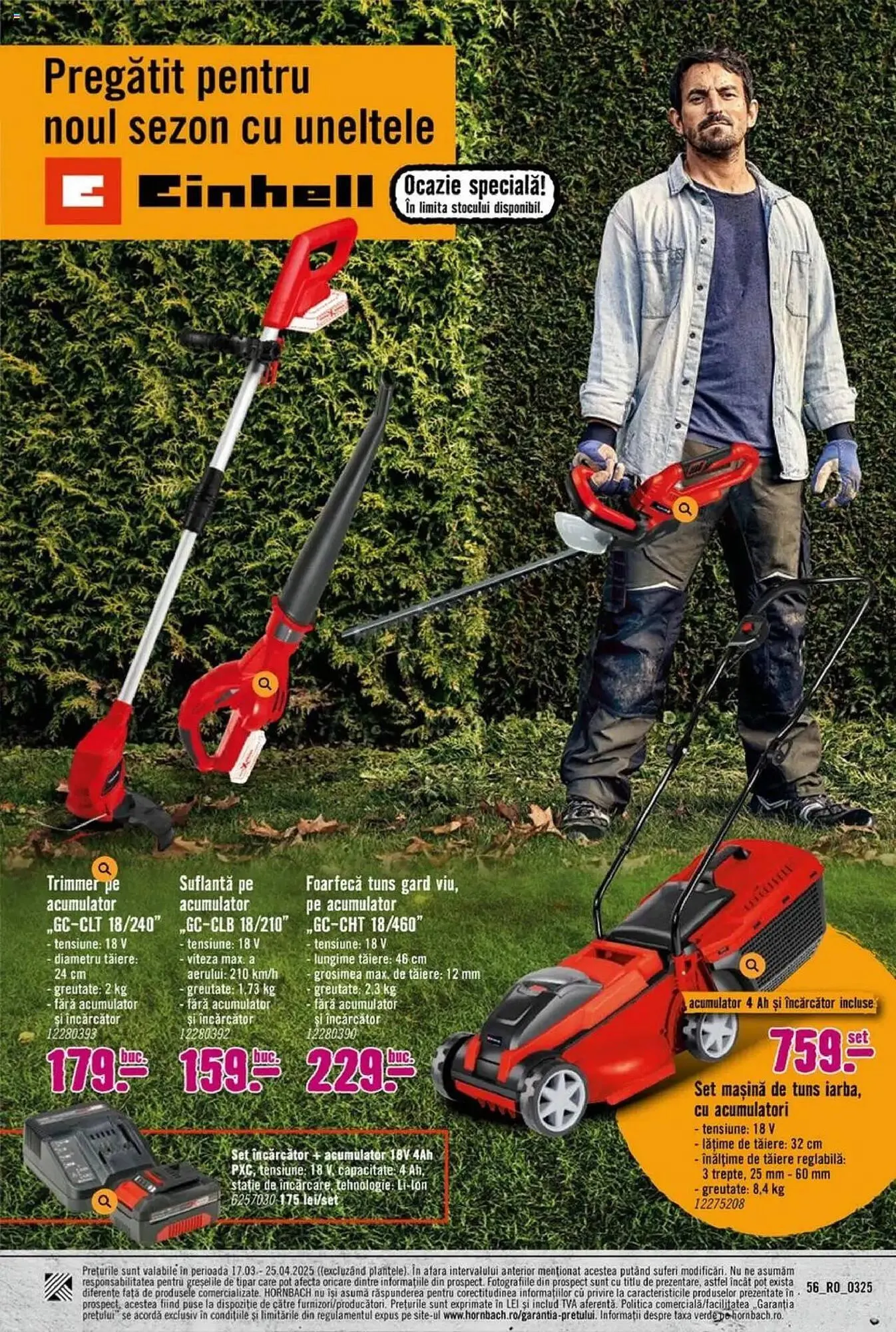 Catalog Catalog Hornbach de la 17 martie până la 25 aprilie 2025 - Revista Pagina 112