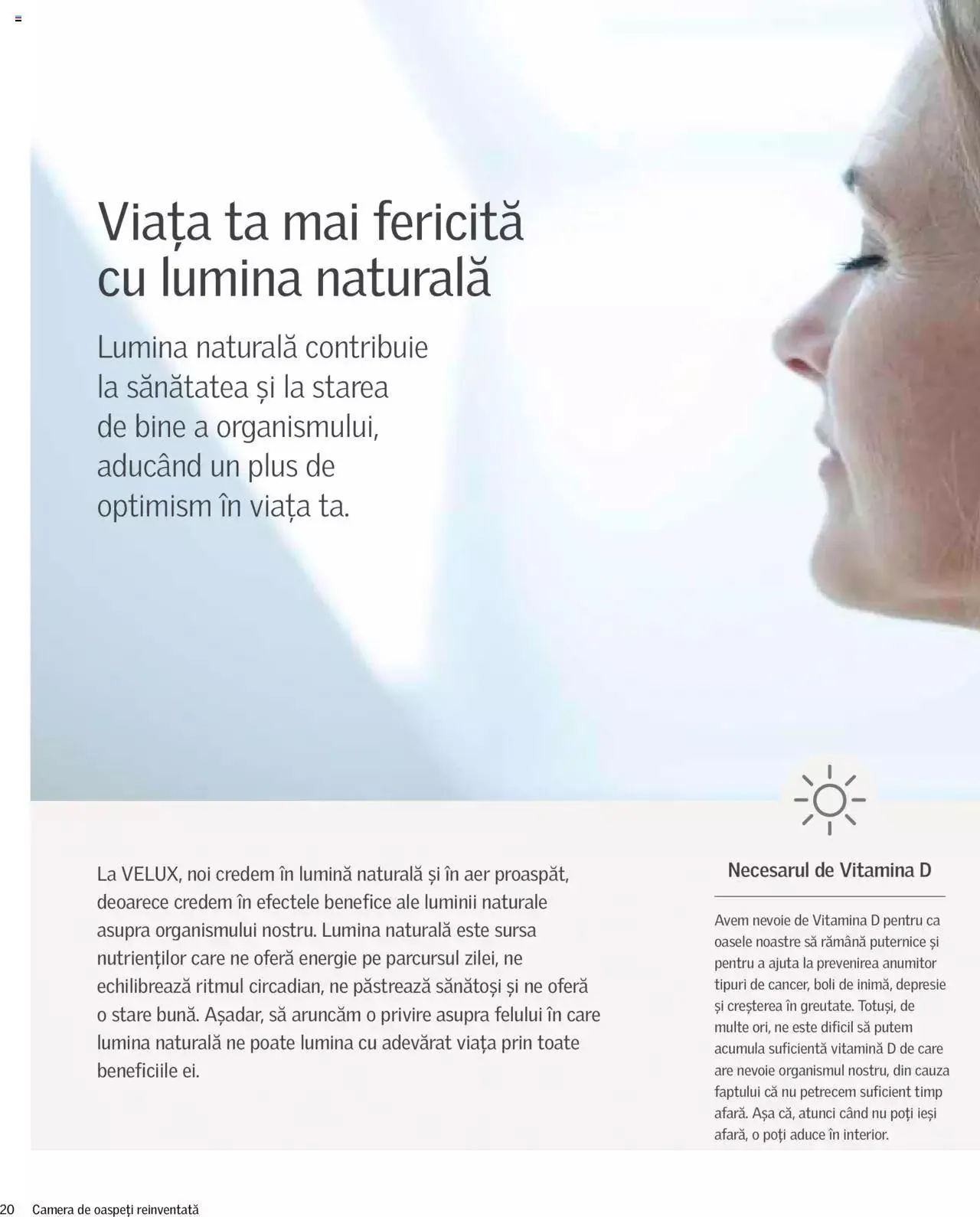 Catalog Velux catalog - Camera de oaspeți reinventată de la 27 decembrie până la 31 decembrie 2023 - Revista Pagina 20