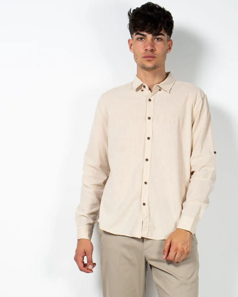 Camasa regular fit cu nasturi si maneci ajustabile 23KOS17032