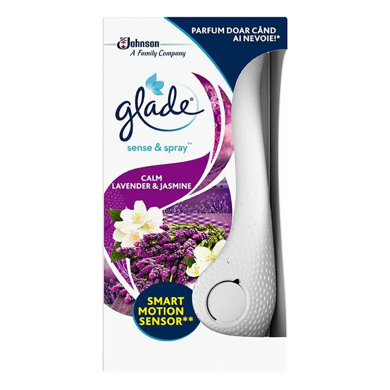 Odorizant Glade Sense&Spray , lavanda si iasomie, 18 ml